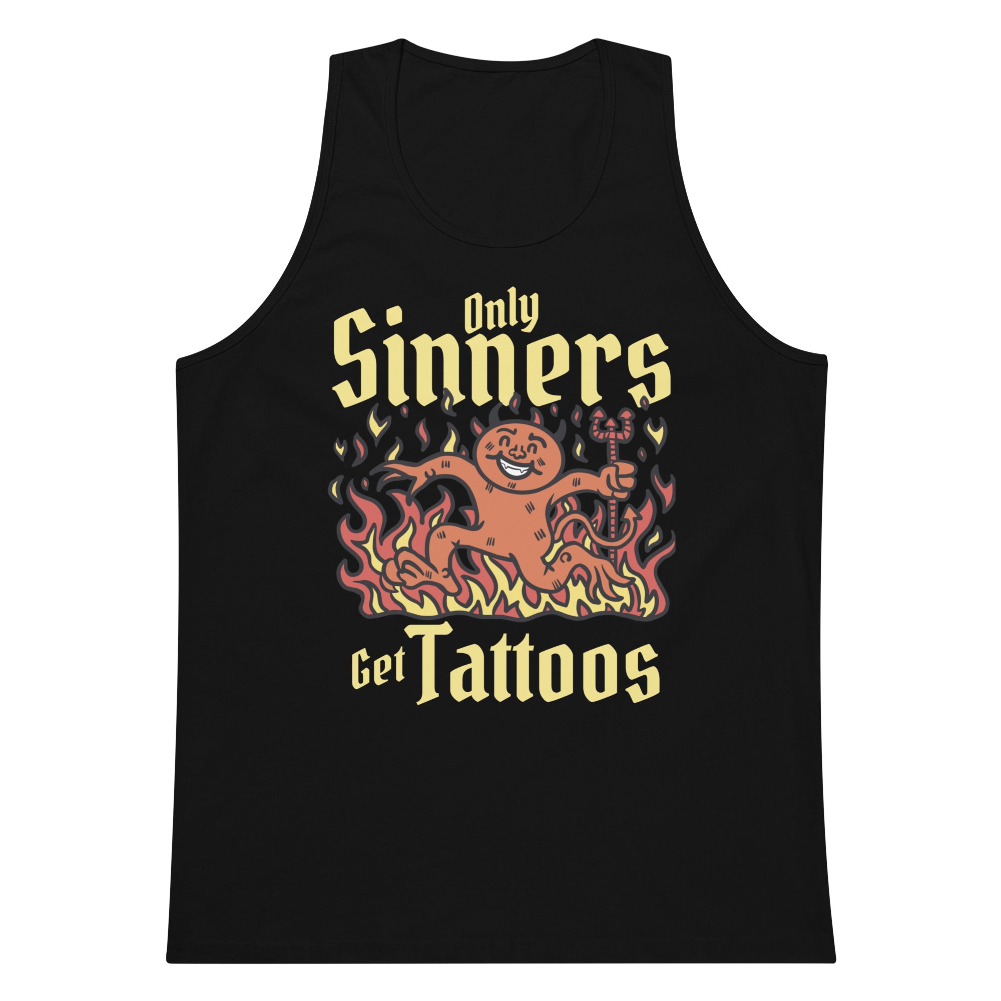 Only Sinners Get Tattoos tank top