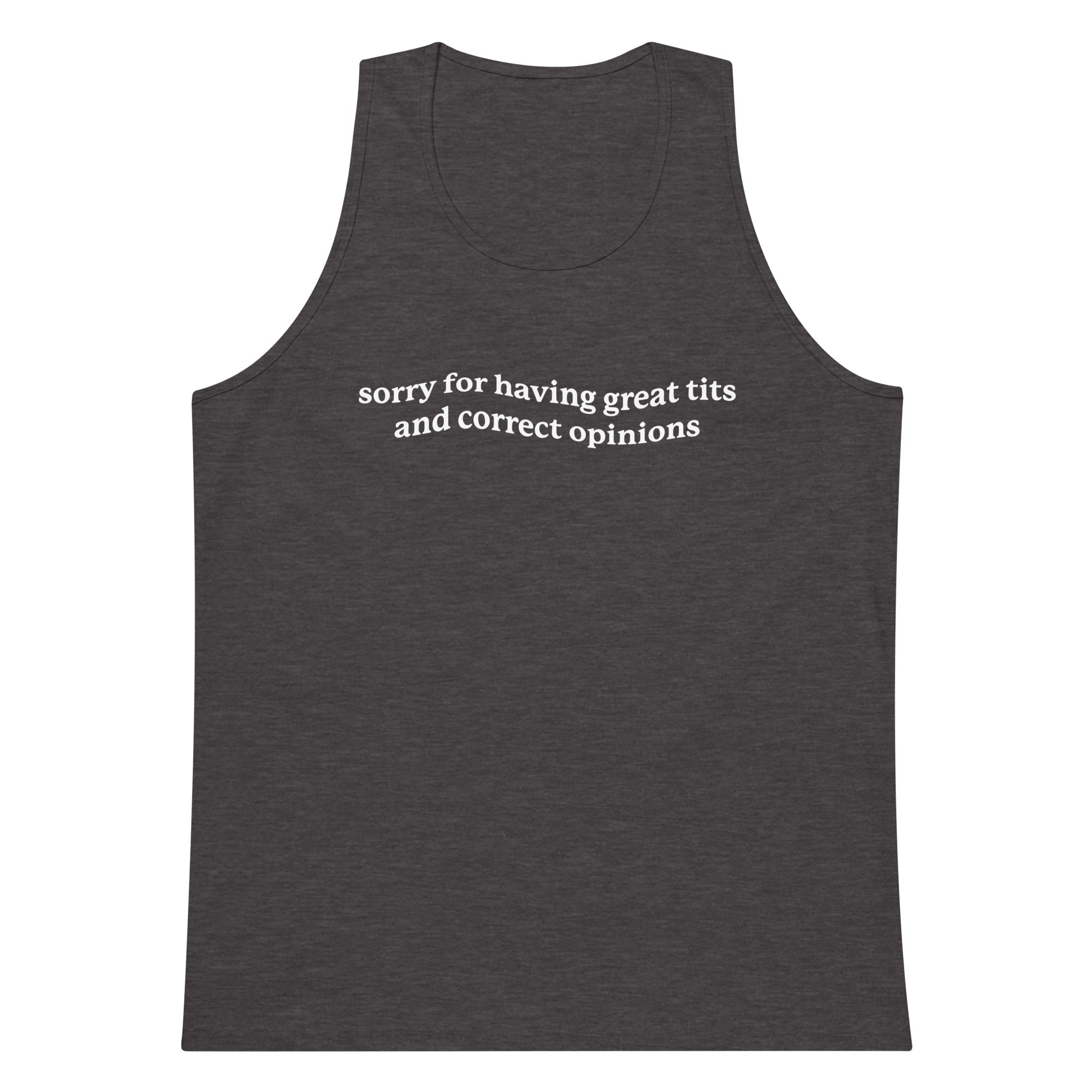 Great Tits & Correct Opinions tank top