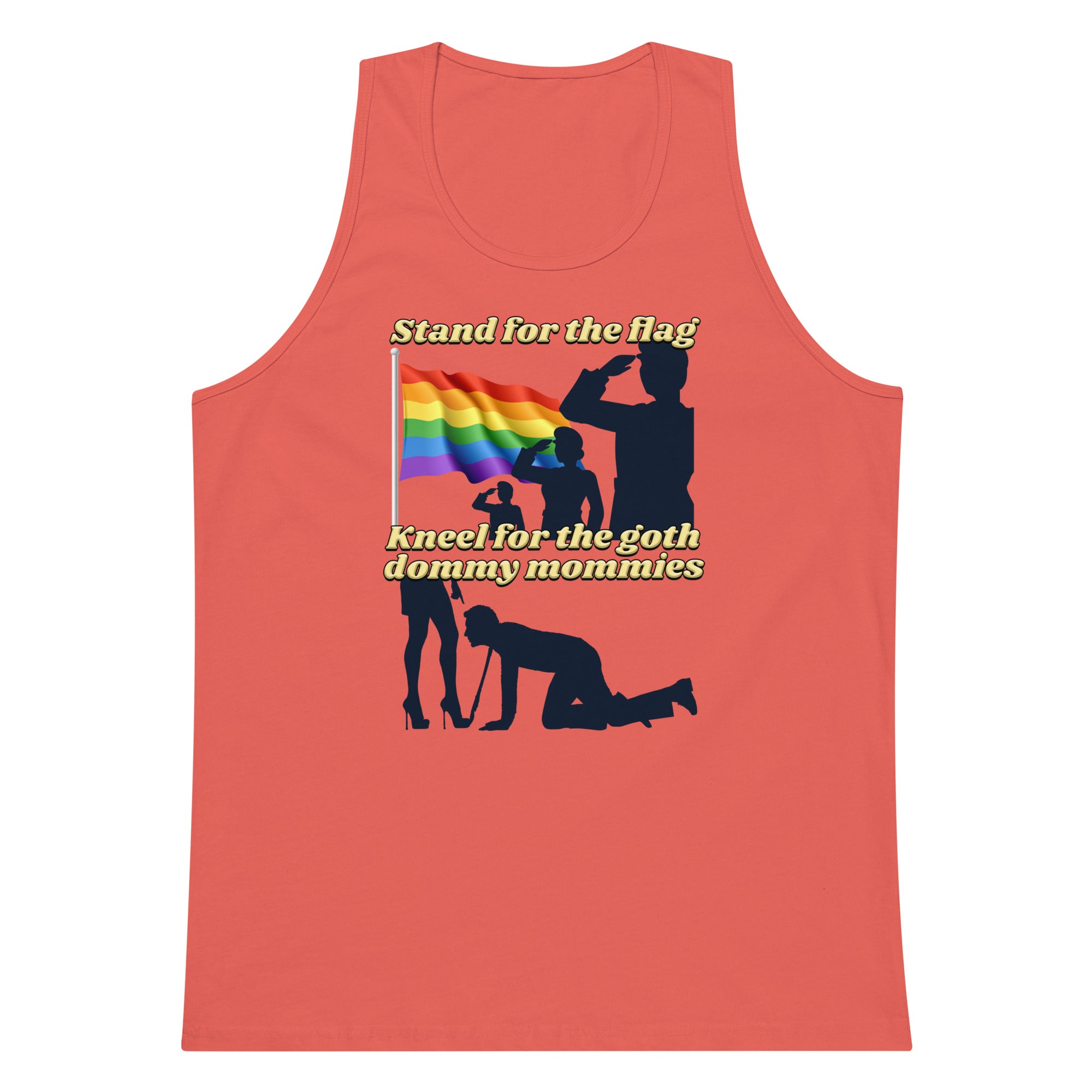 Stand For the Flag Kneel For the Goth Dommy Mommies tank top