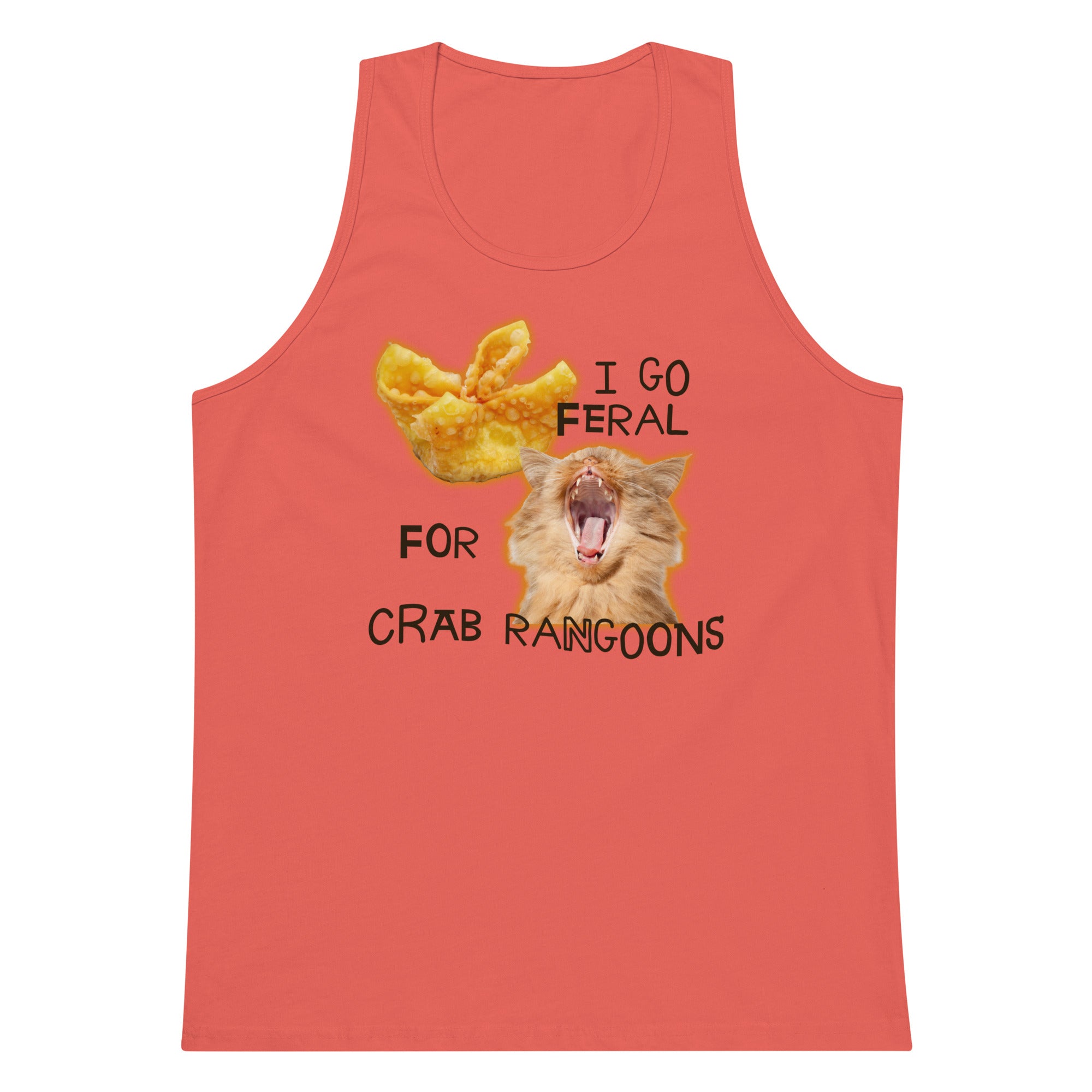 I Go Feral for Crab Rangoons tank top