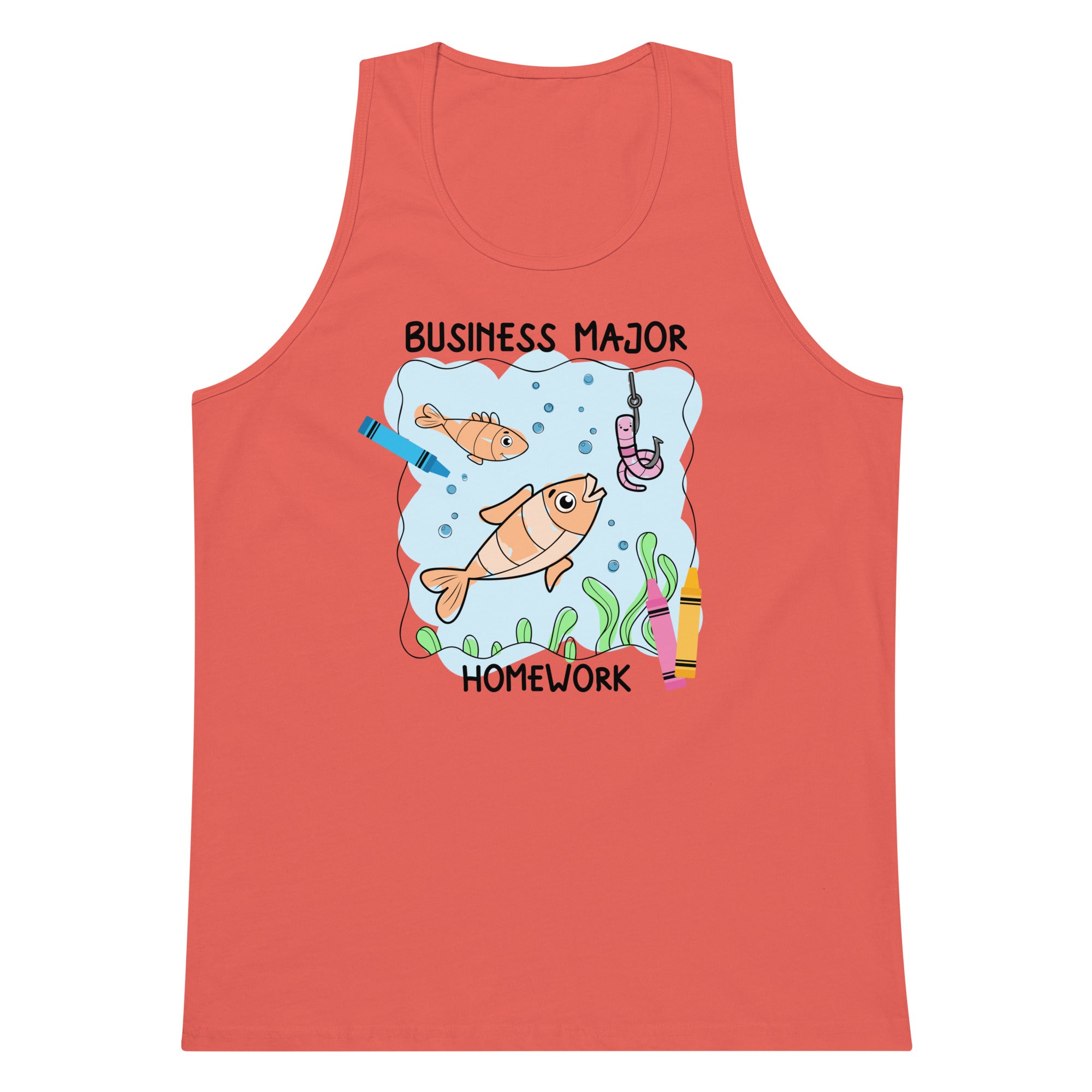 Business Major Homework tank top