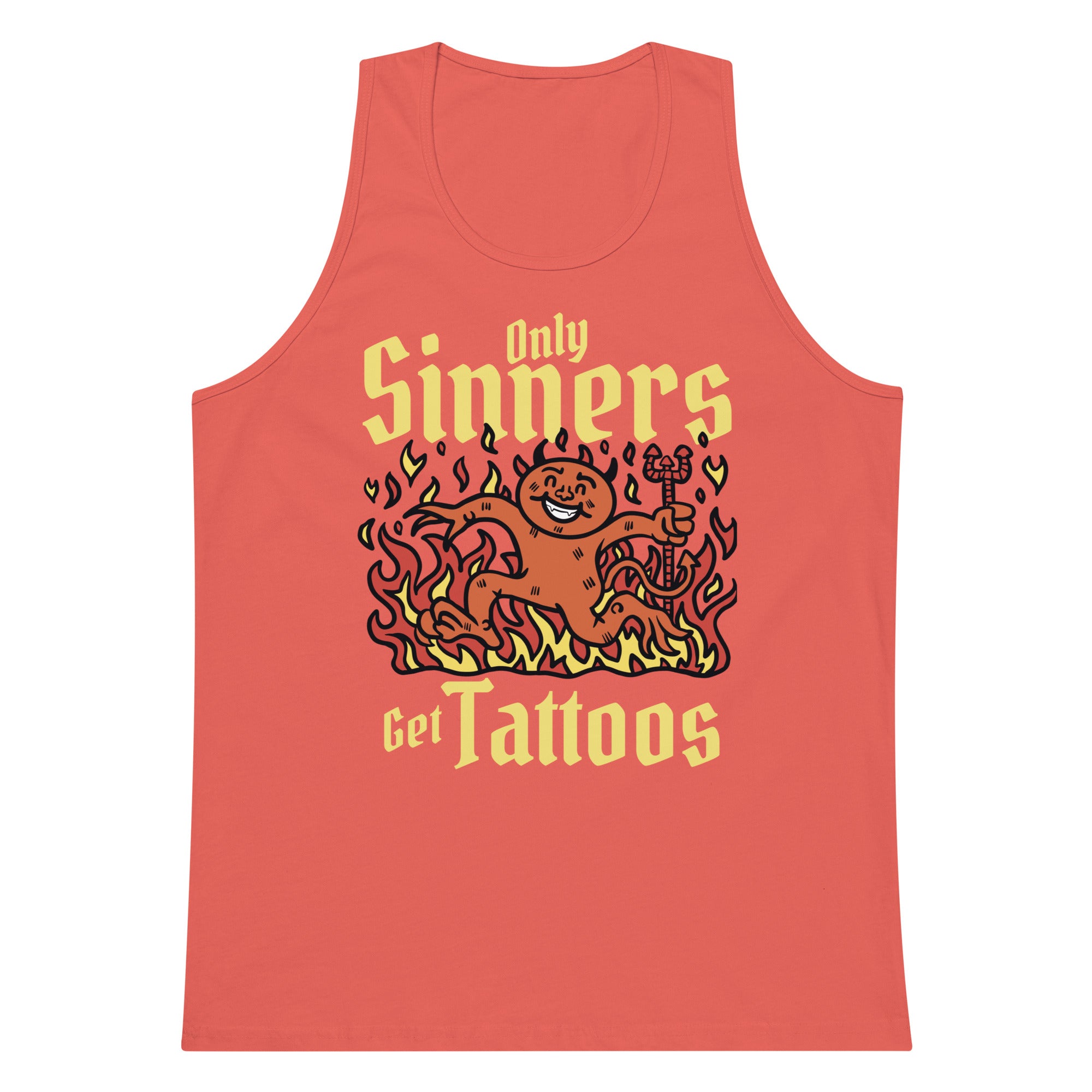 Only Sinners Get Tattoos tank top