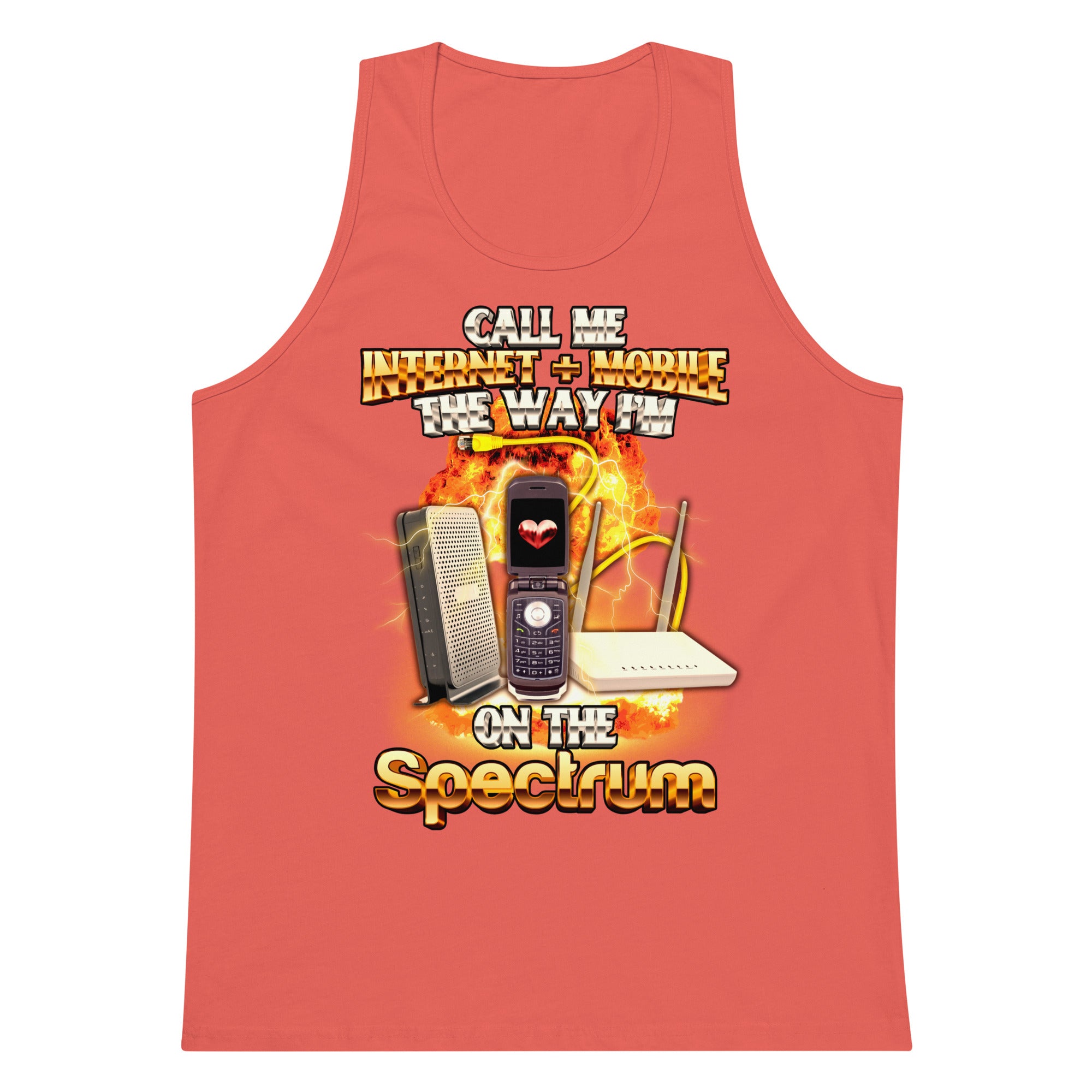 Call Me Internet + Mobile tank top