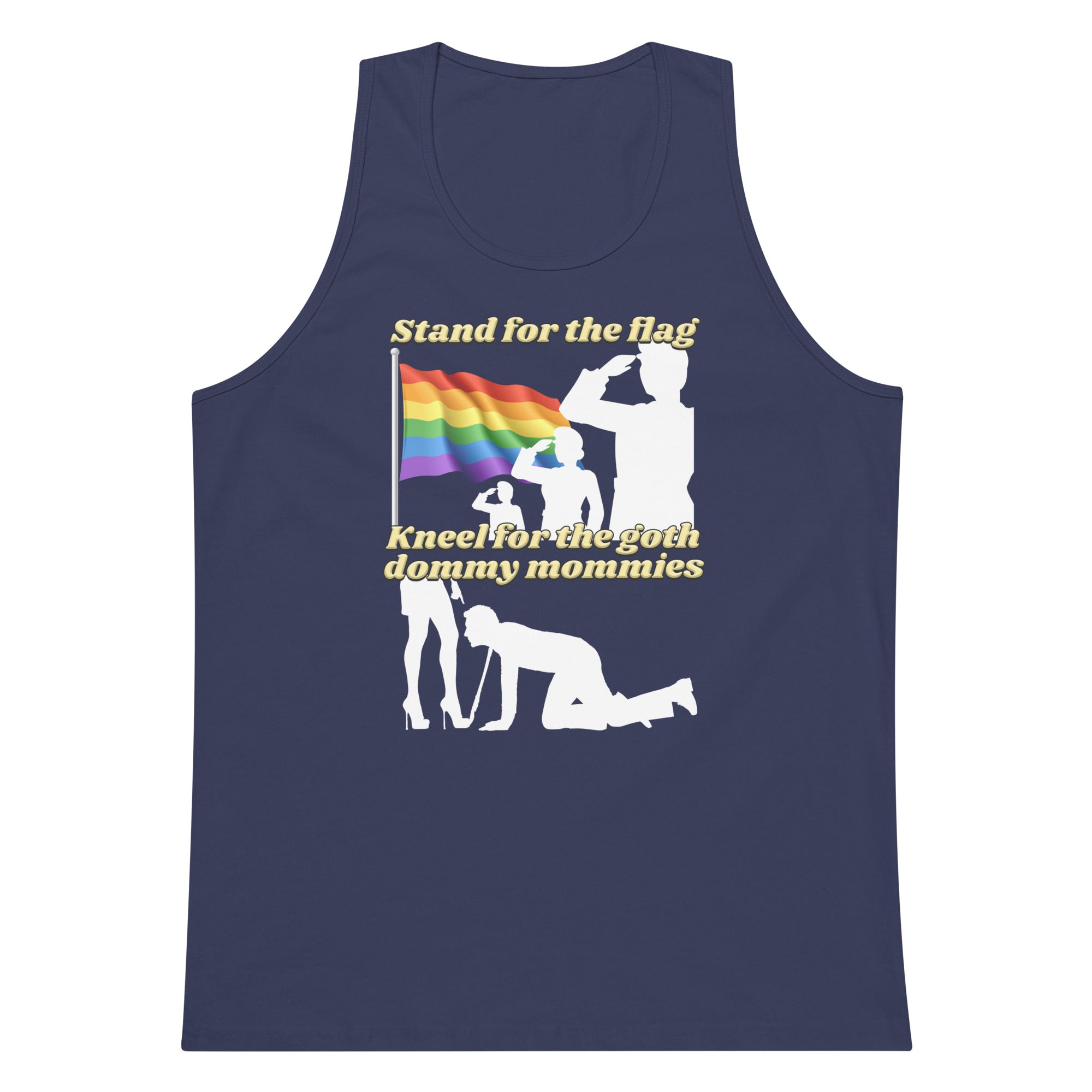 Stand For the Flag Kneel For the Goth Dommy Mommies tank top