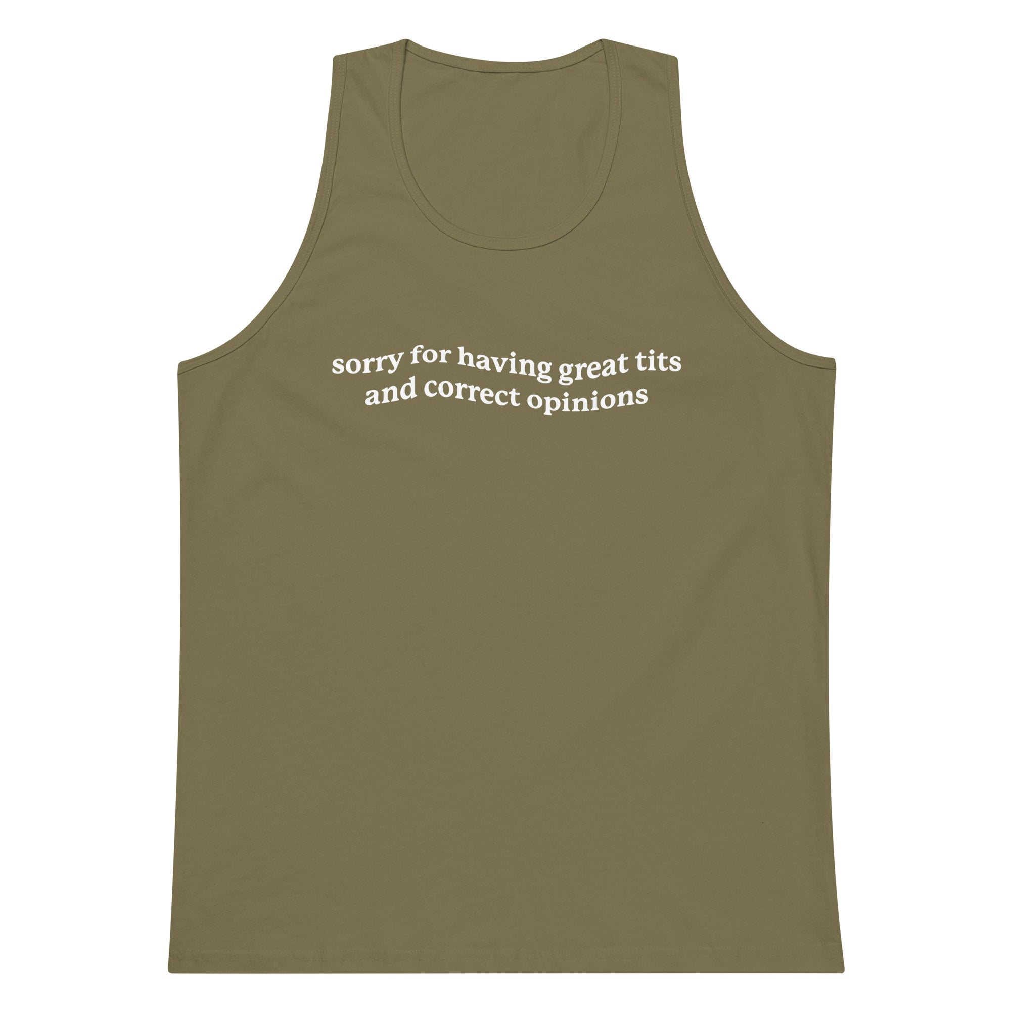 Great Tits & Correct Opinions tank top