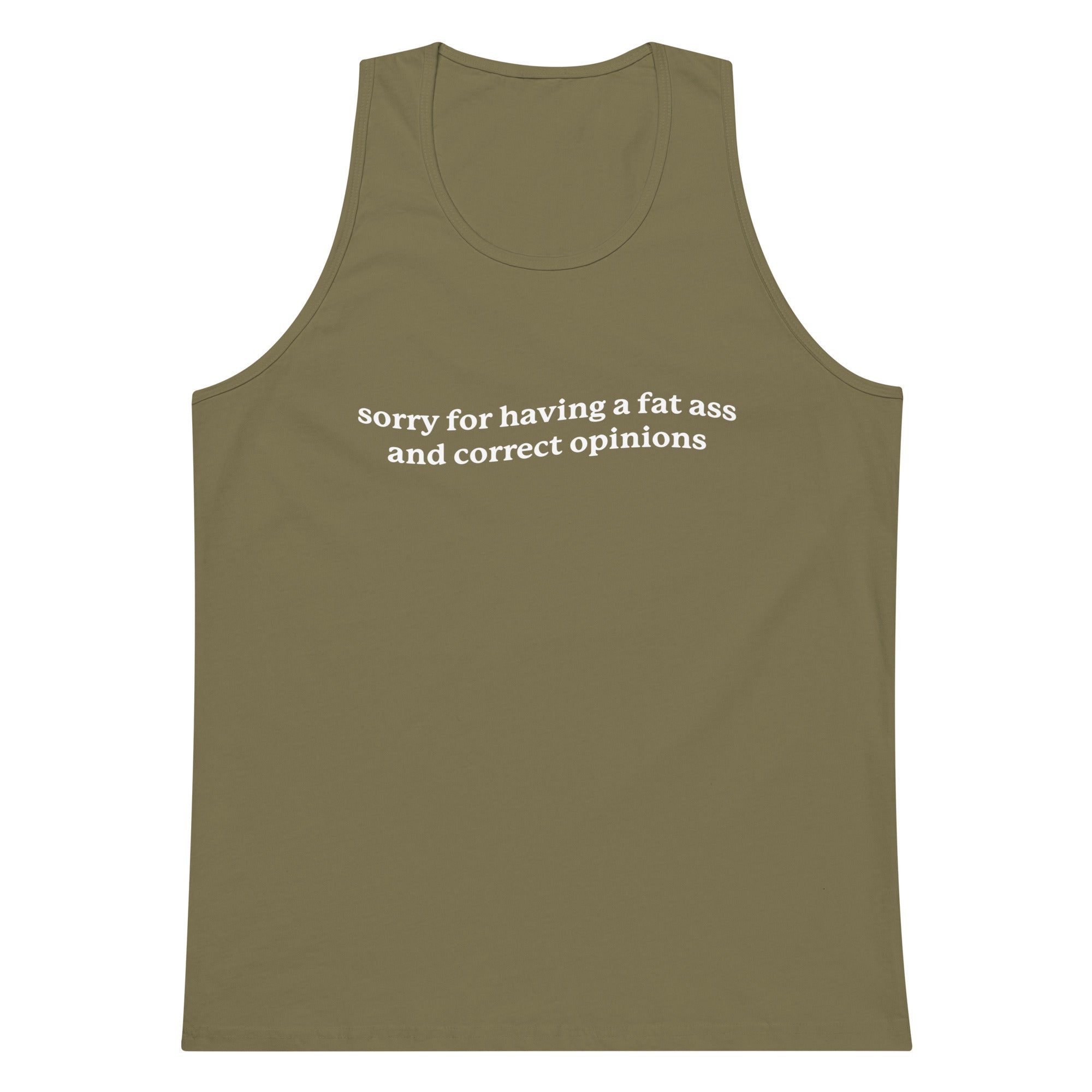 Fat Ass & Correct Opinions tank top