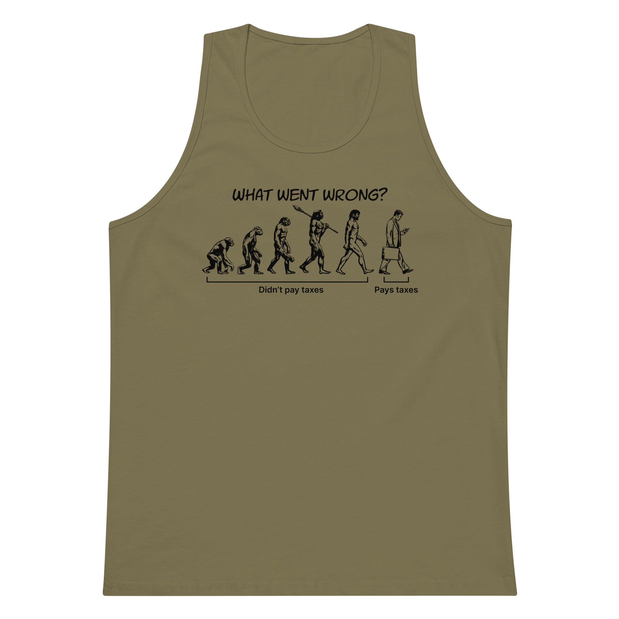 What Went Wrong (Taxes) tank top