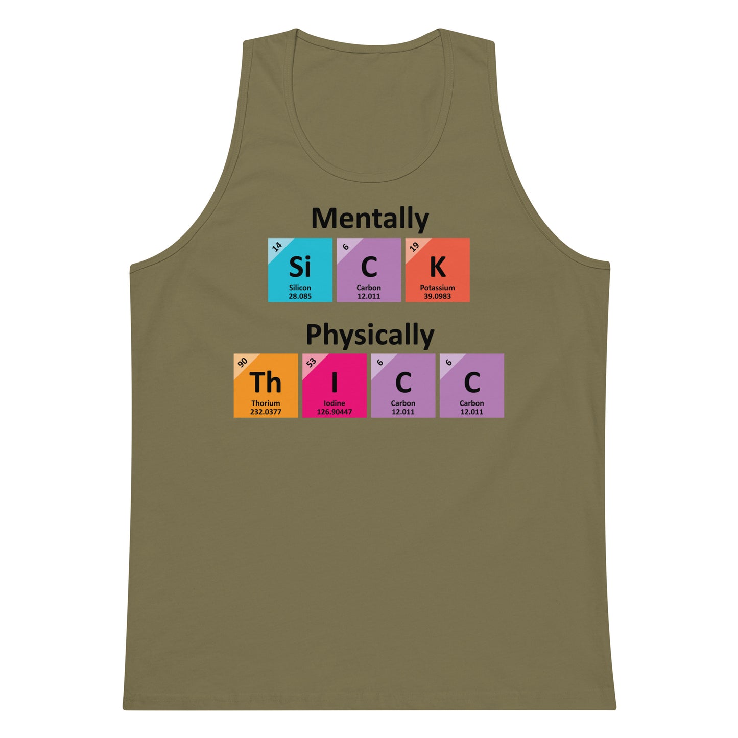 Mentally SiCK Physically ThICC tank top