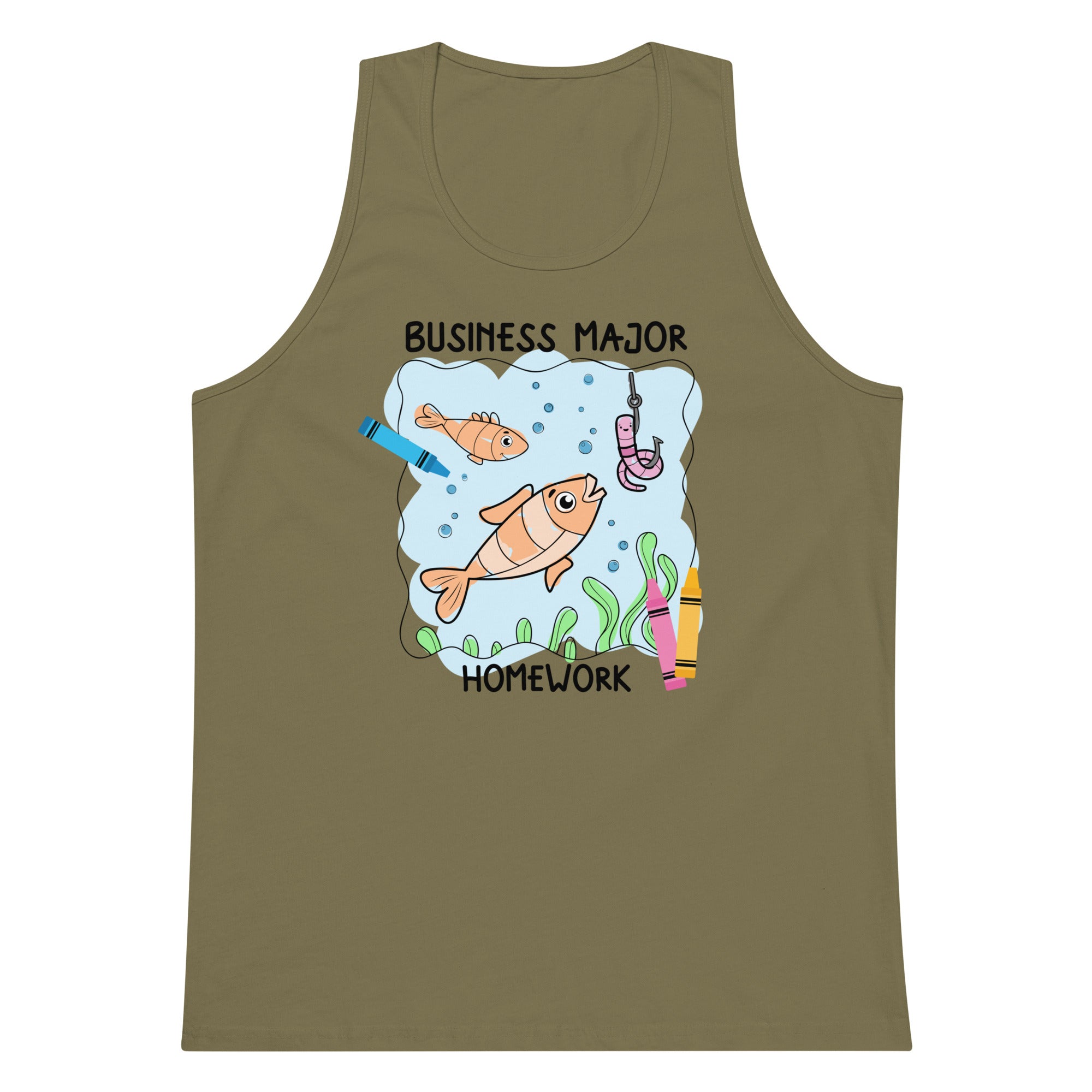 Business Major Homework tank top