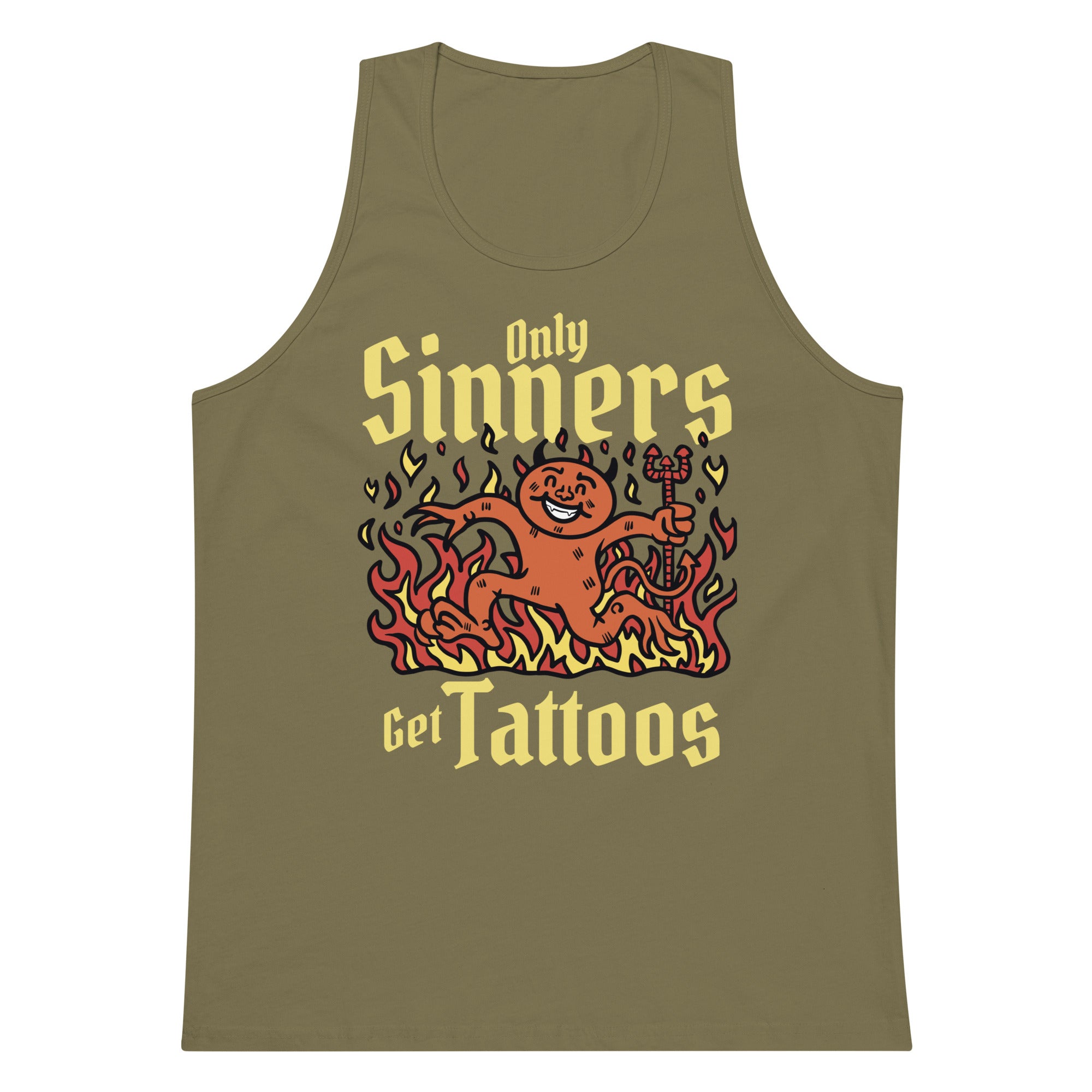 Only Sinners Get Tattoos tank top