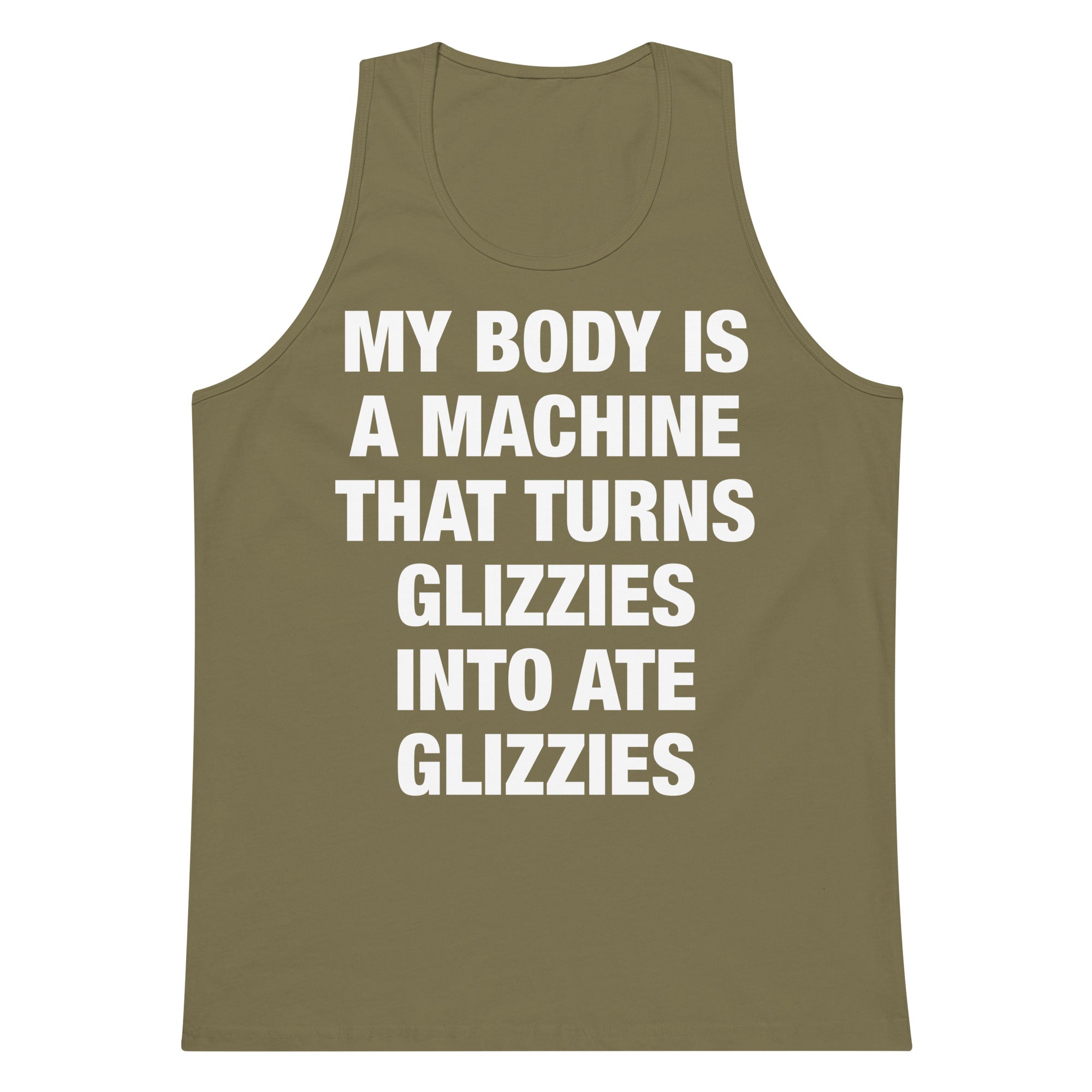 Glizzies Into Ate Glizzies tank top