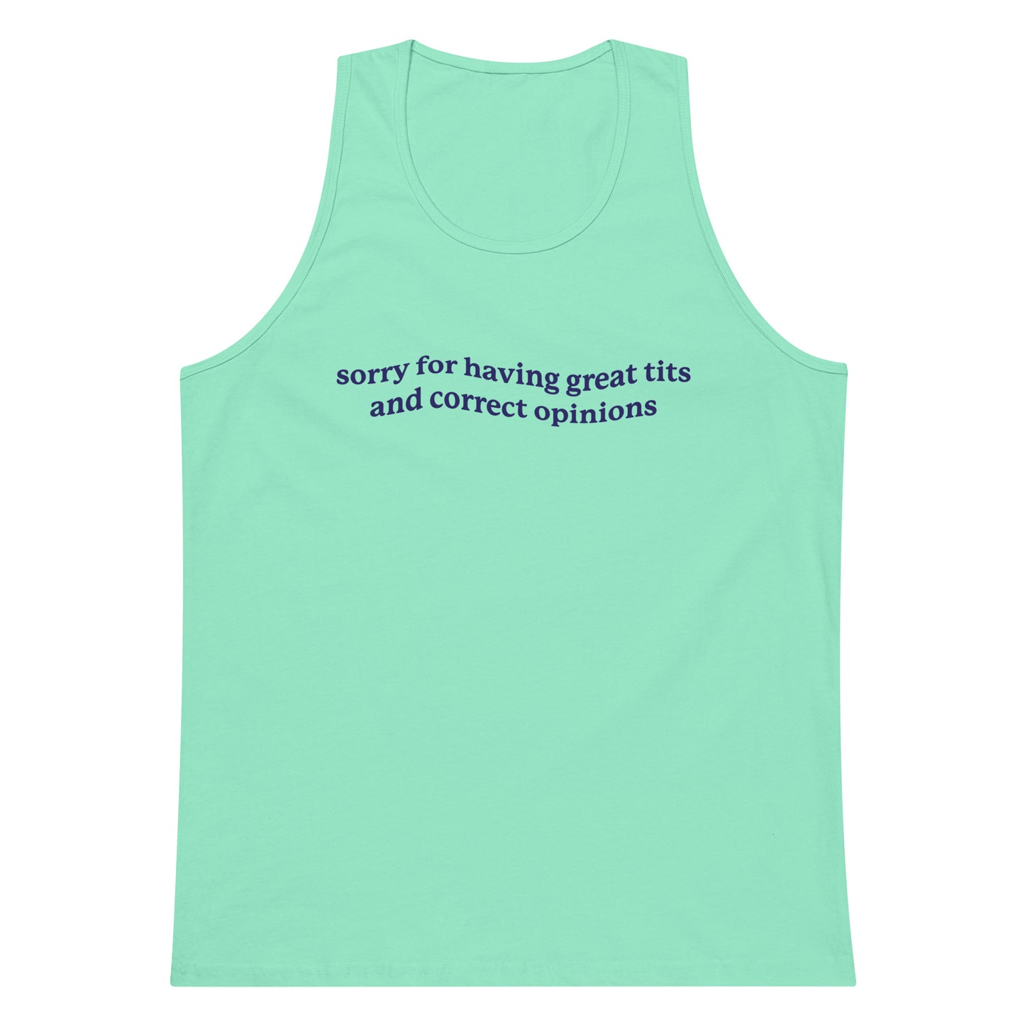Great Tits & Correct Opinions tank top