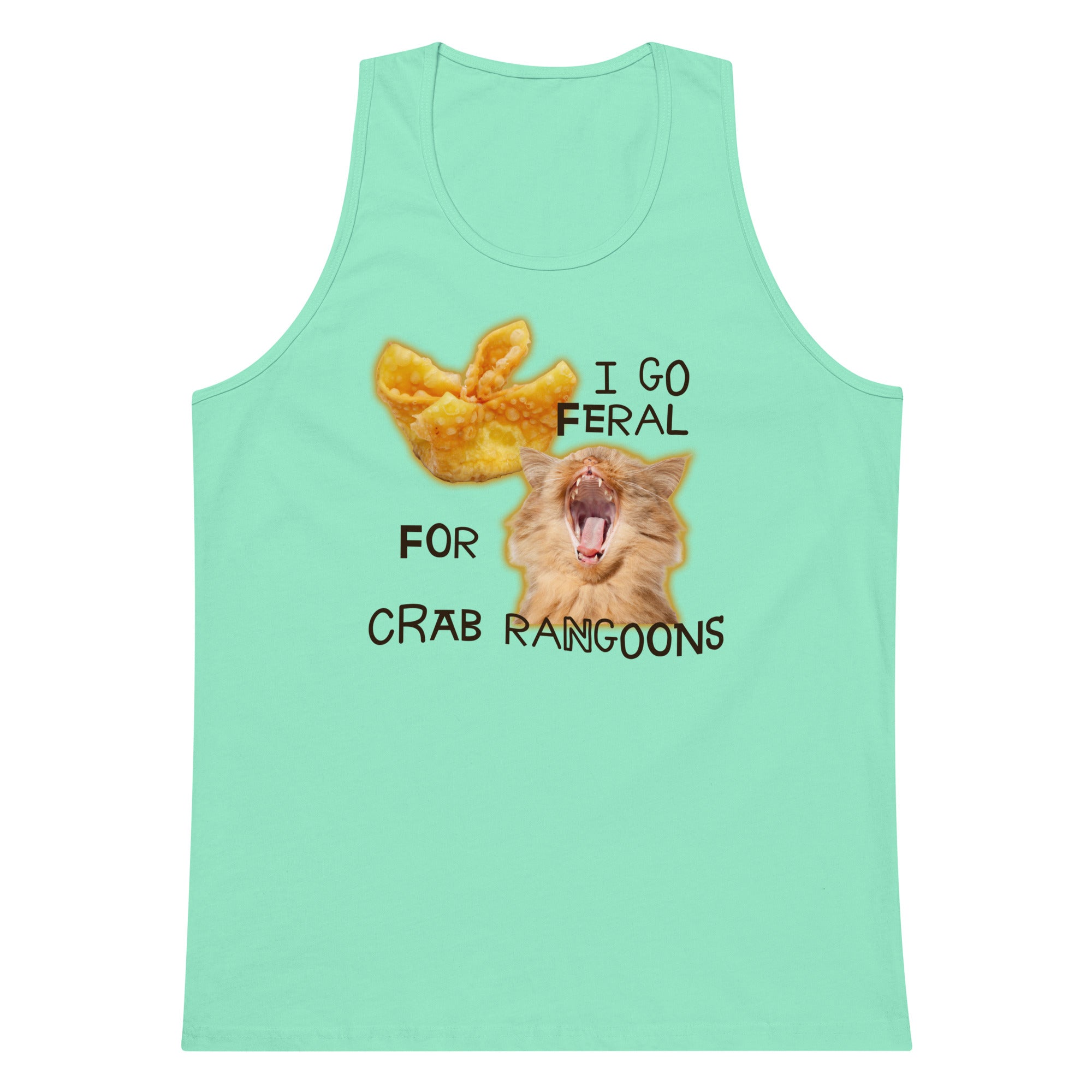 I Go Feral for Crab Rangoons tank top