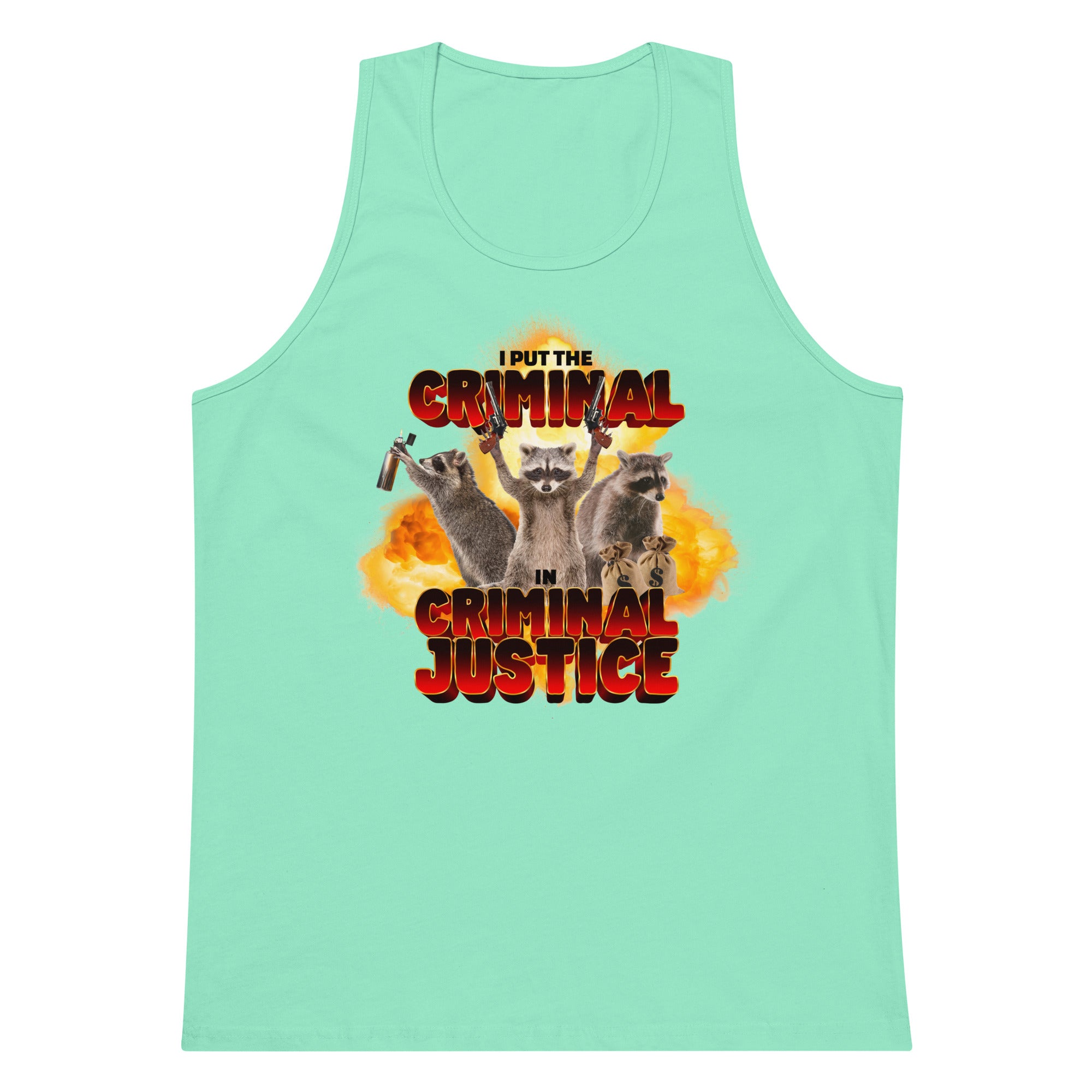 I Put the Criminal in Criminal Justice tank top