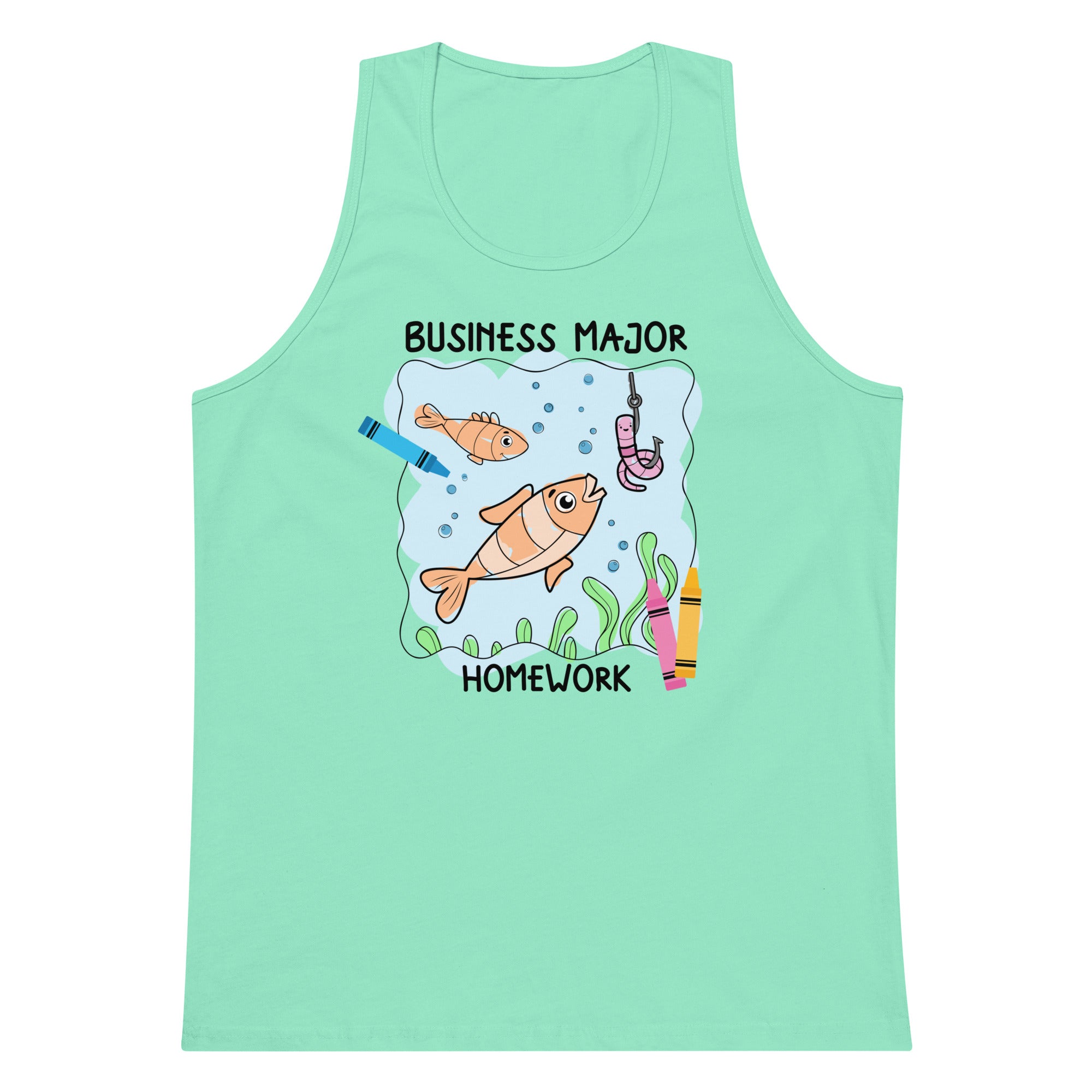 Business Major Homework tank top