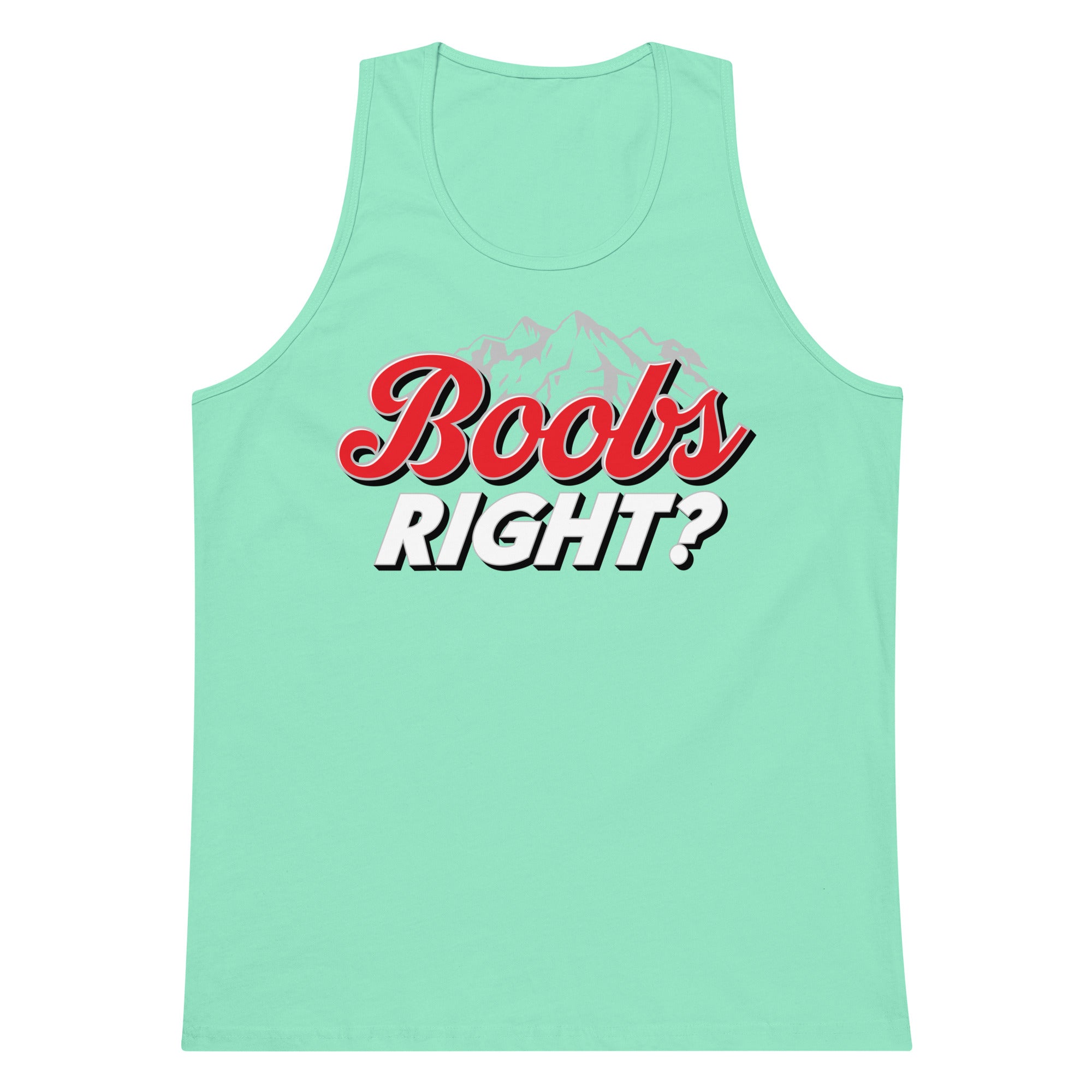 Boobs Right? (Coors Light) tank top