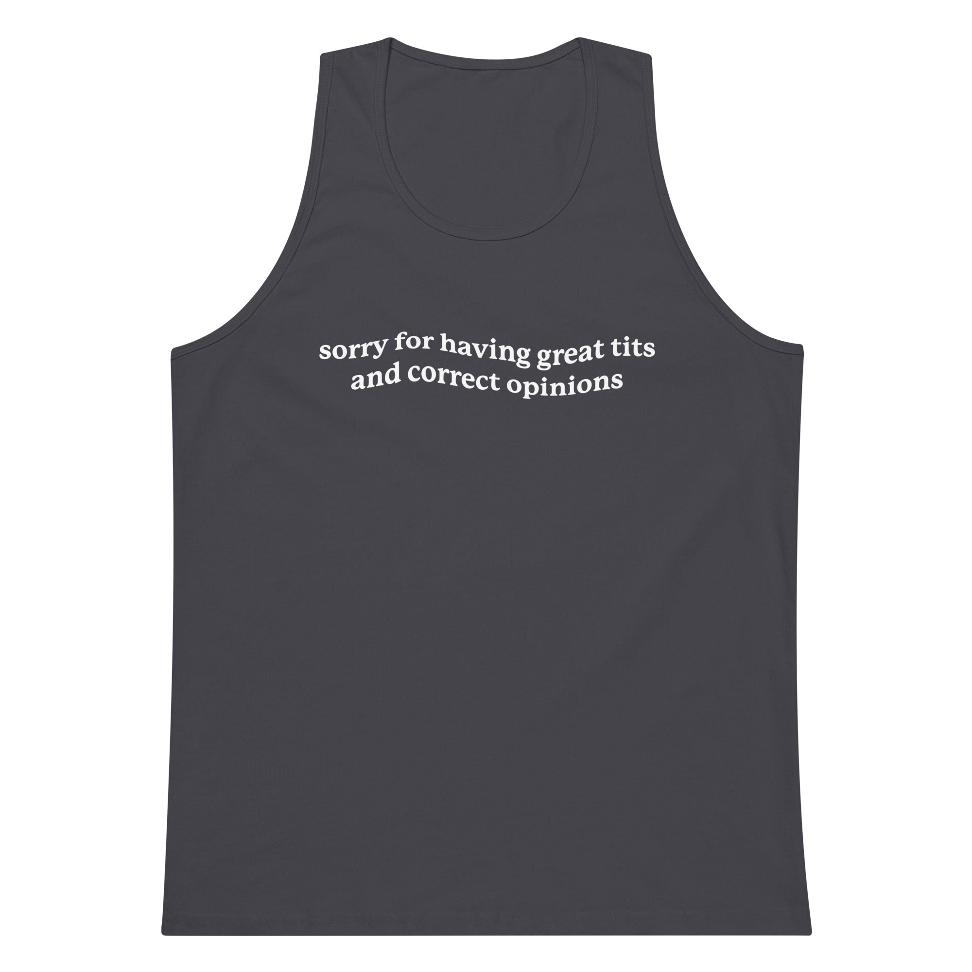 Great Tits & Correct Opinions tank top