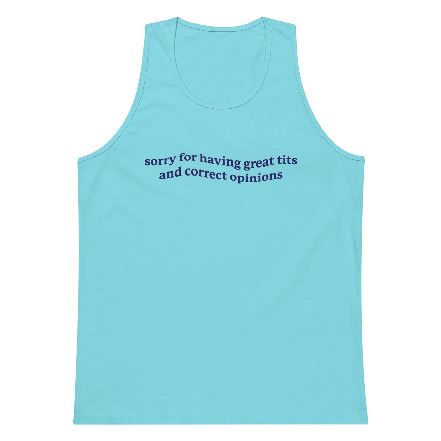 Great Tits & Correct Opinions tank top
