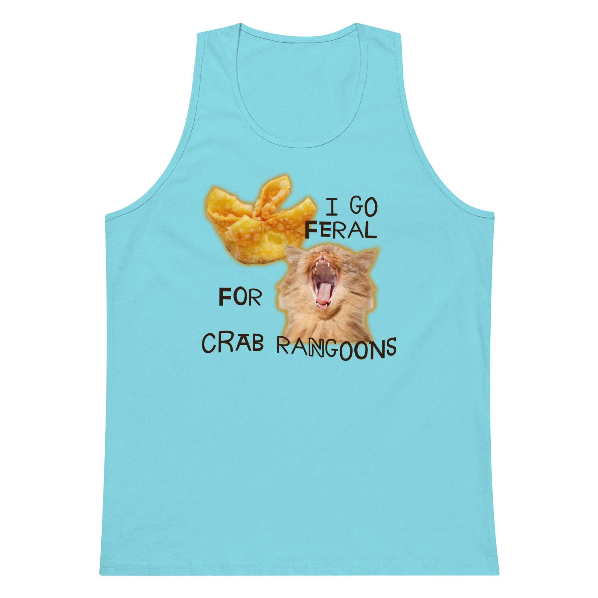 I Go Feral for Crab Rangoons tank top