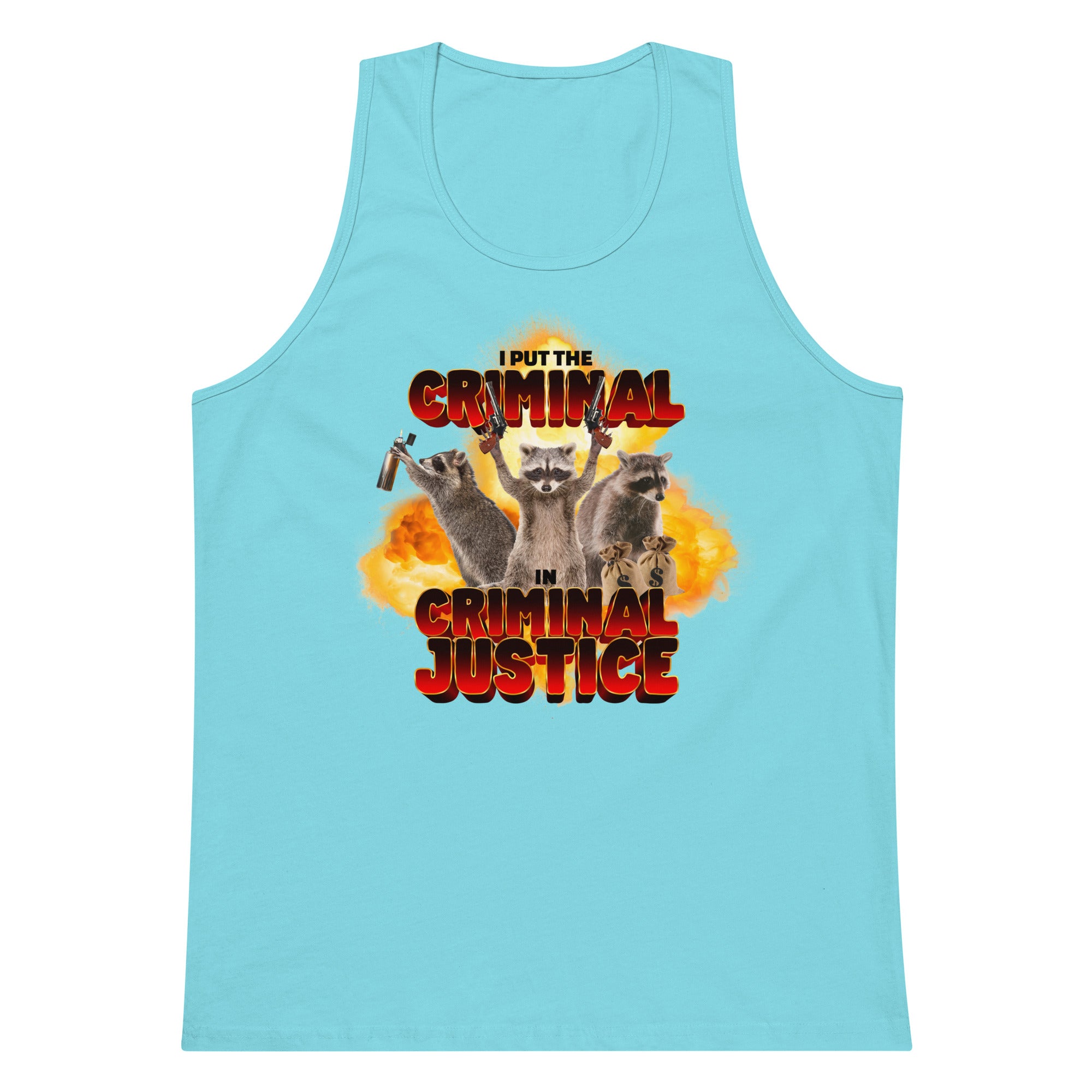 I Put the Criminal in Criminal Justice tank top