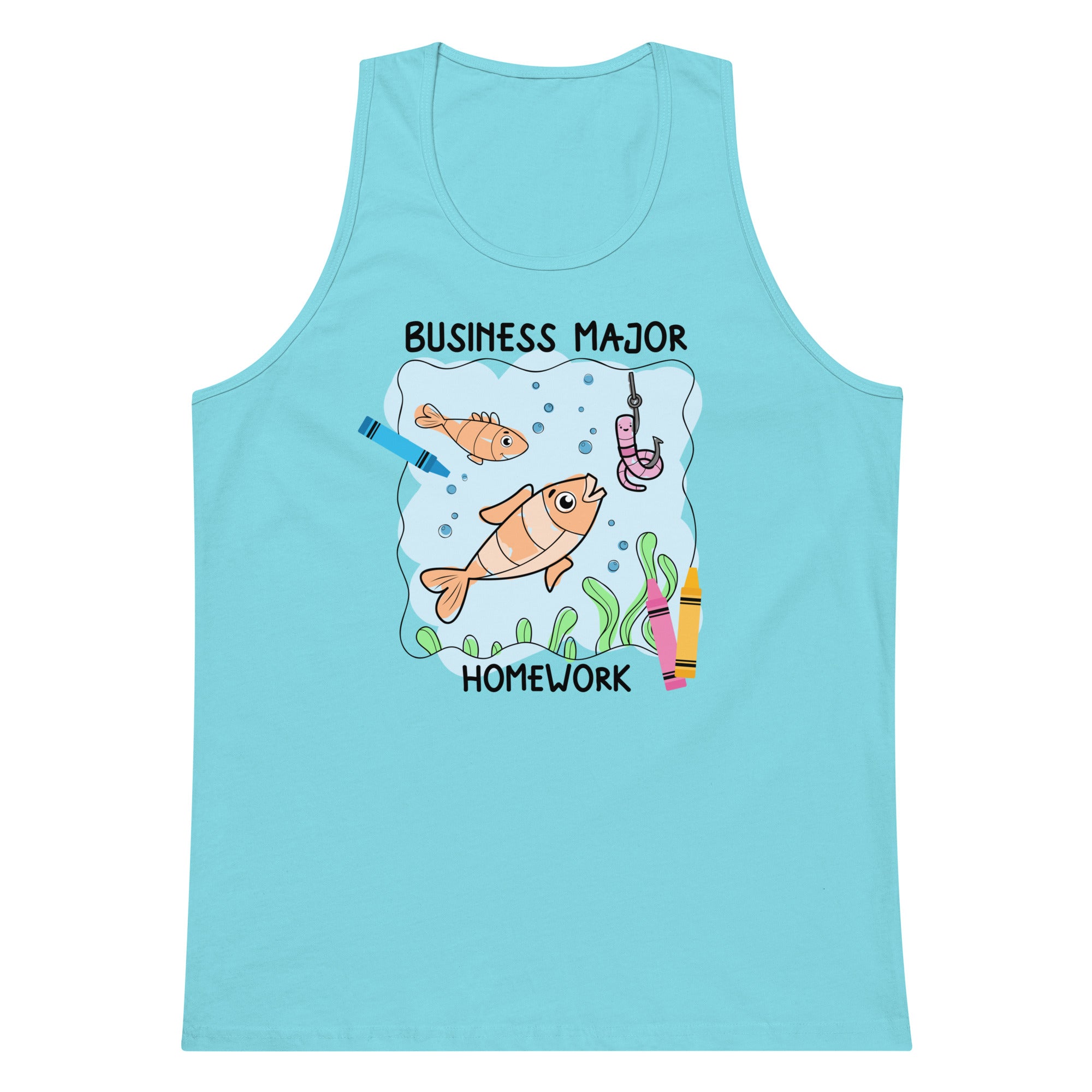 Business Major Homework tank top