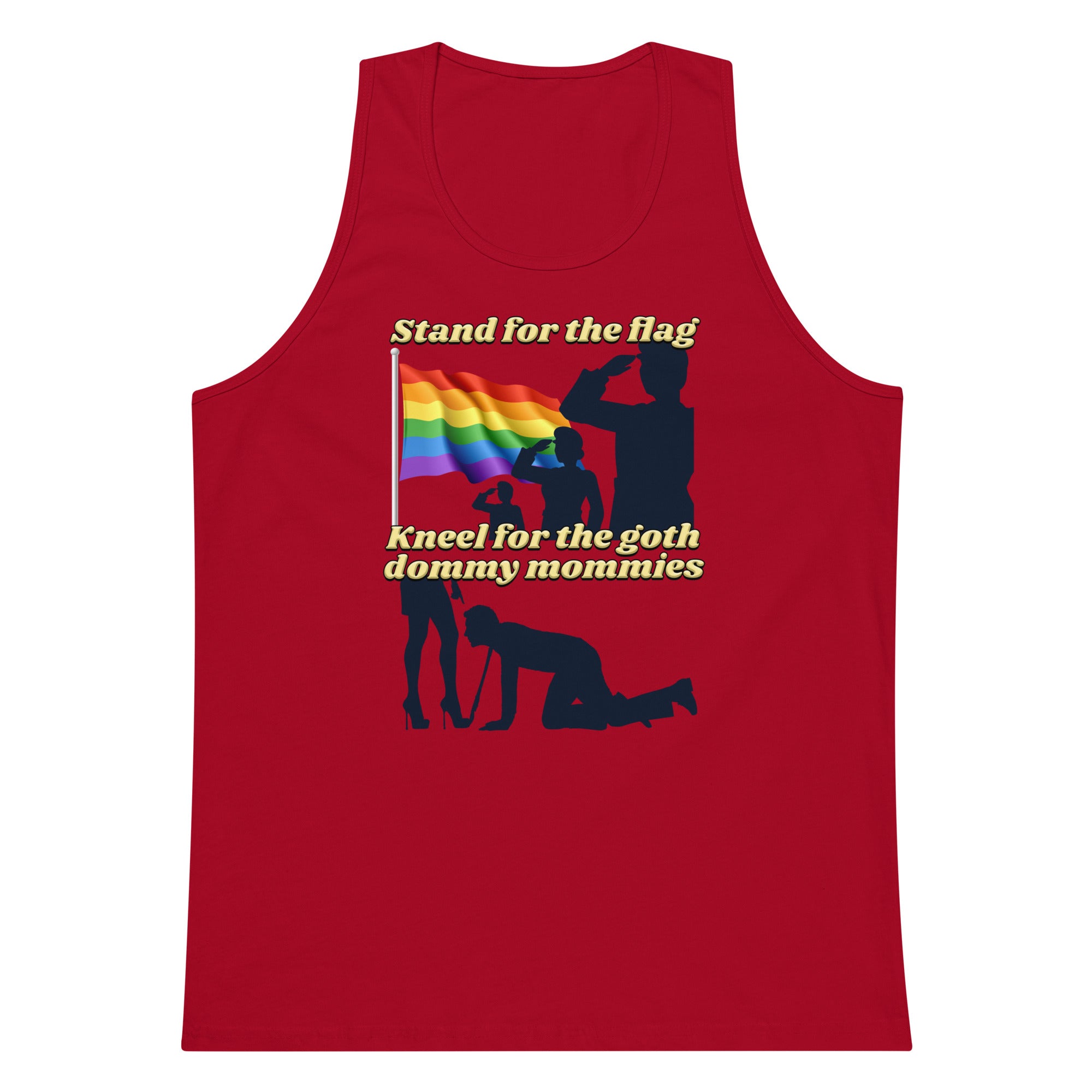 Stand For the Flag Kneel For the Goth Dommy Mommies tank top