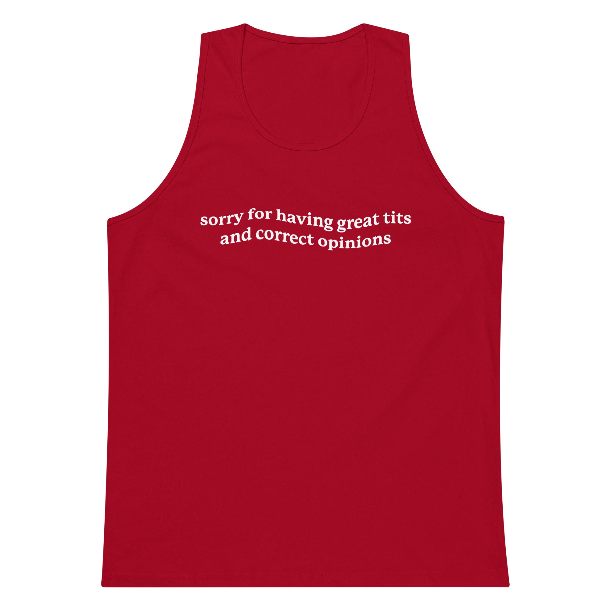 Great Tits & Correct Opinions tank top