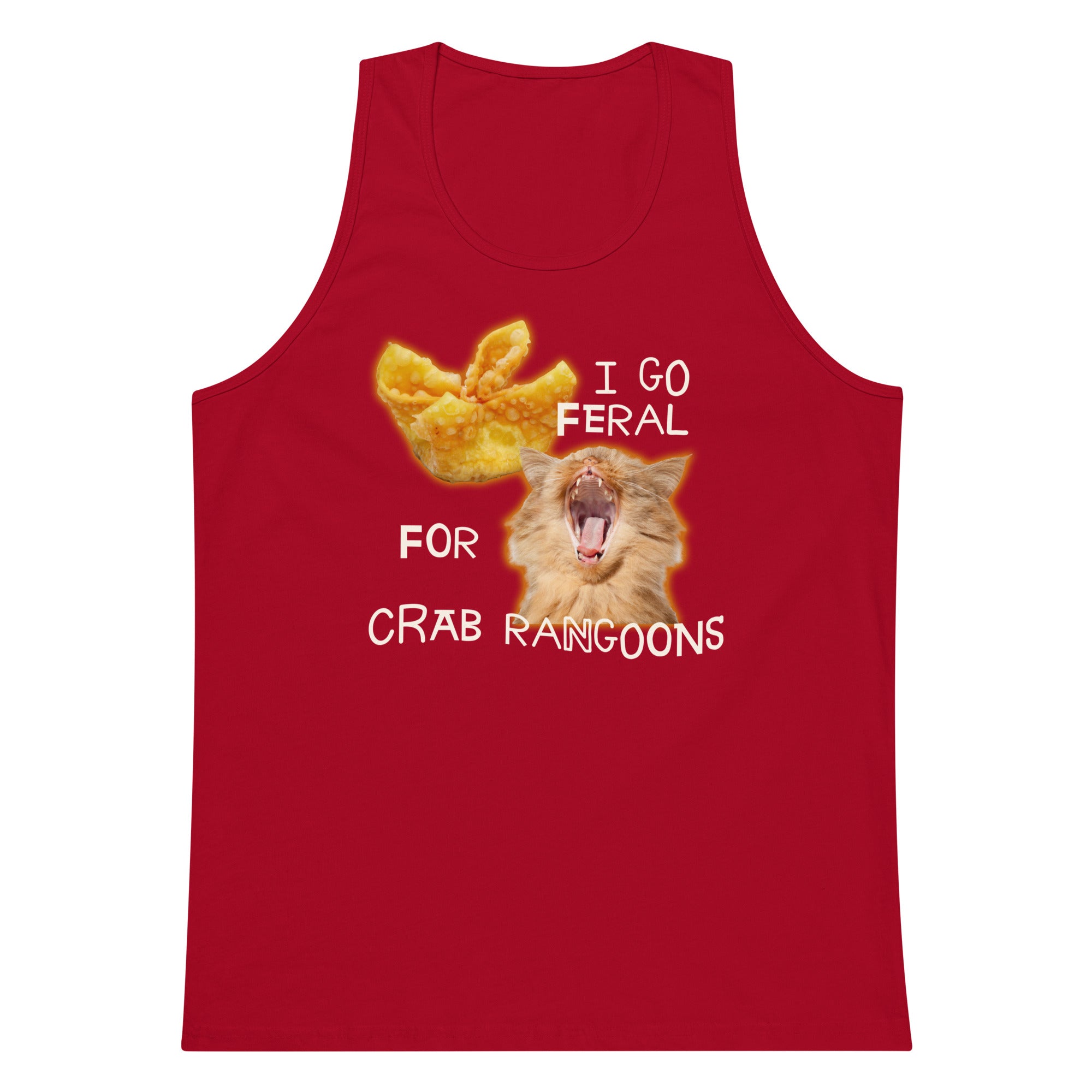 I Go Feral for Crab Rangoons tank top