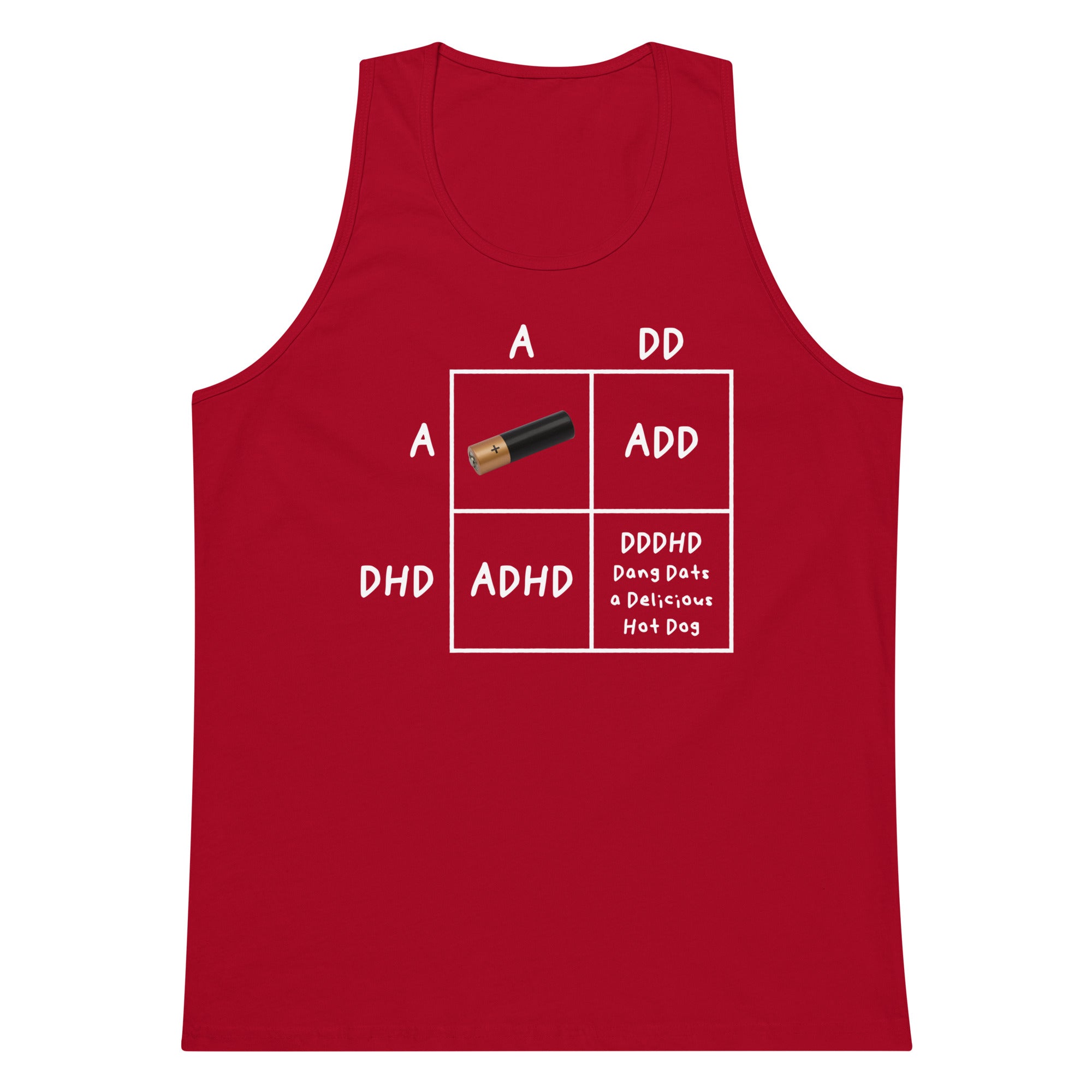 Funny Punnett Square tank top