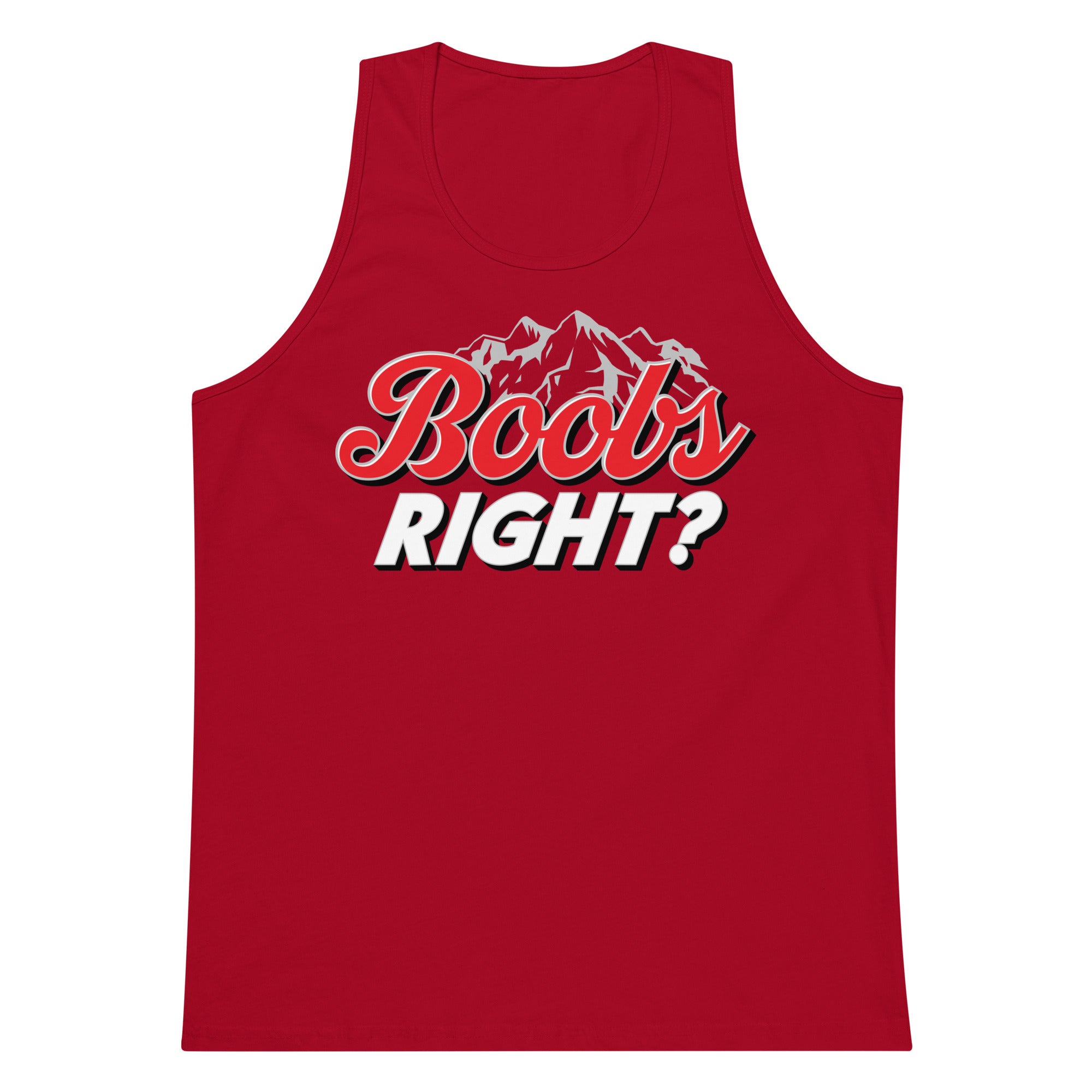 Boobs Right? (Coors Light) tank top