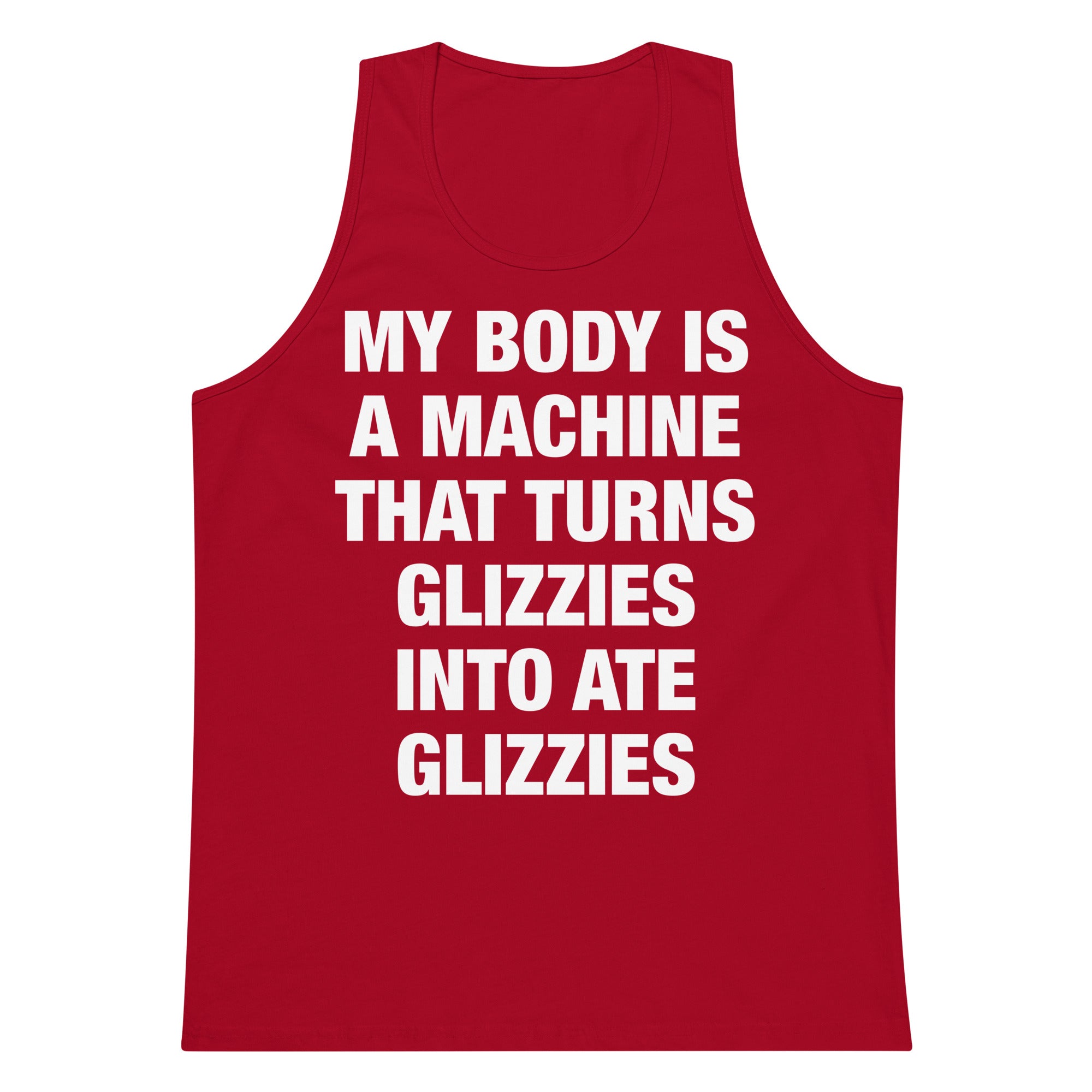 Glizzies Into Ate Glizzies tank top