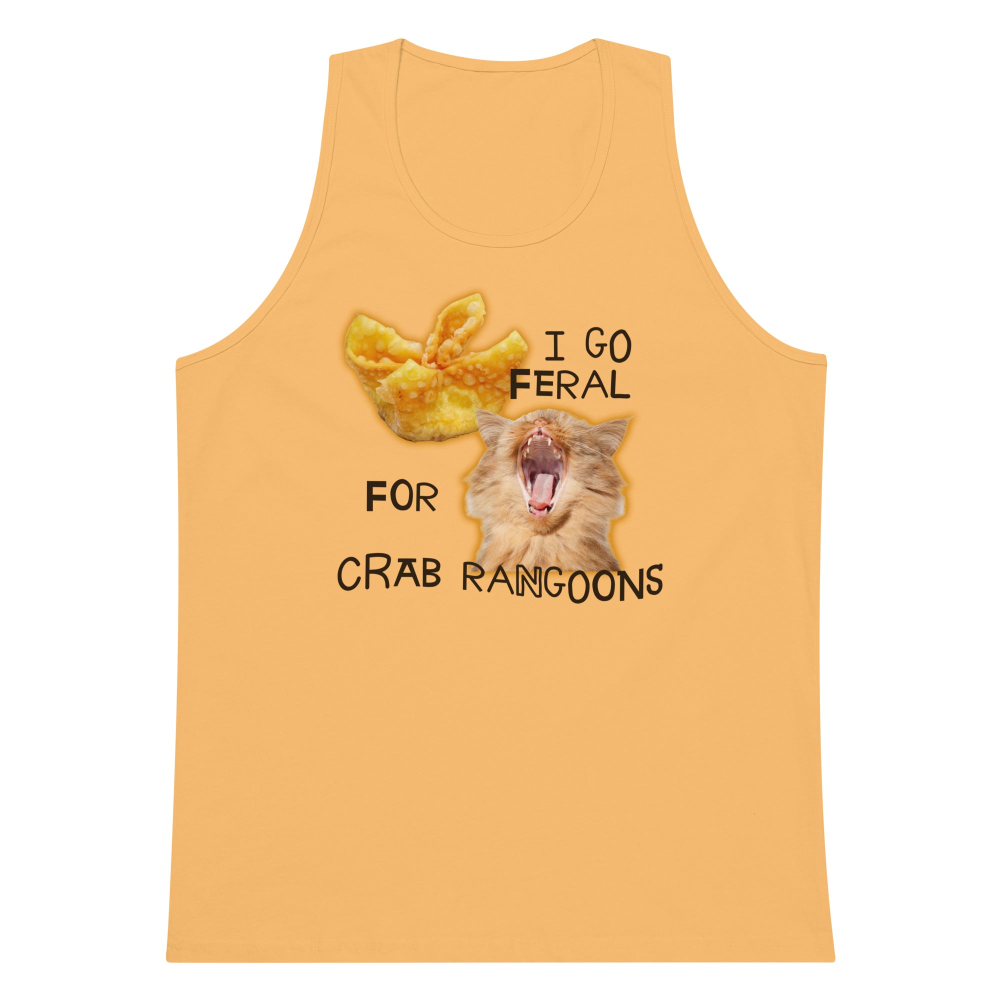 I Go Feral for Crab Rangoons tank top