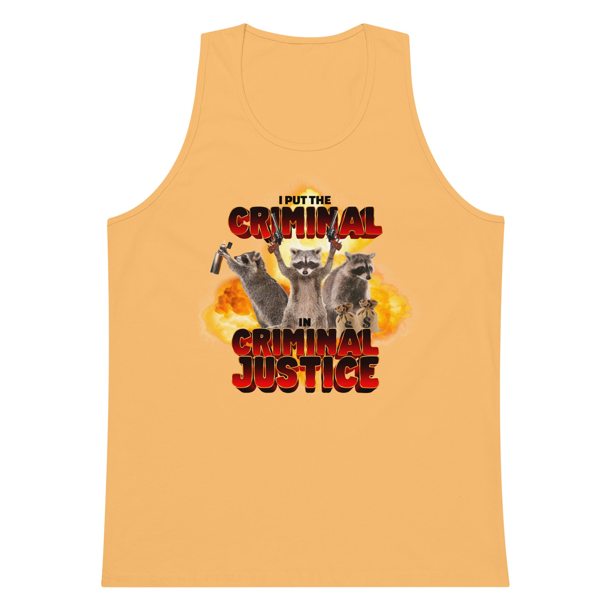 I Put the Criminal in Criminal Justice tank top