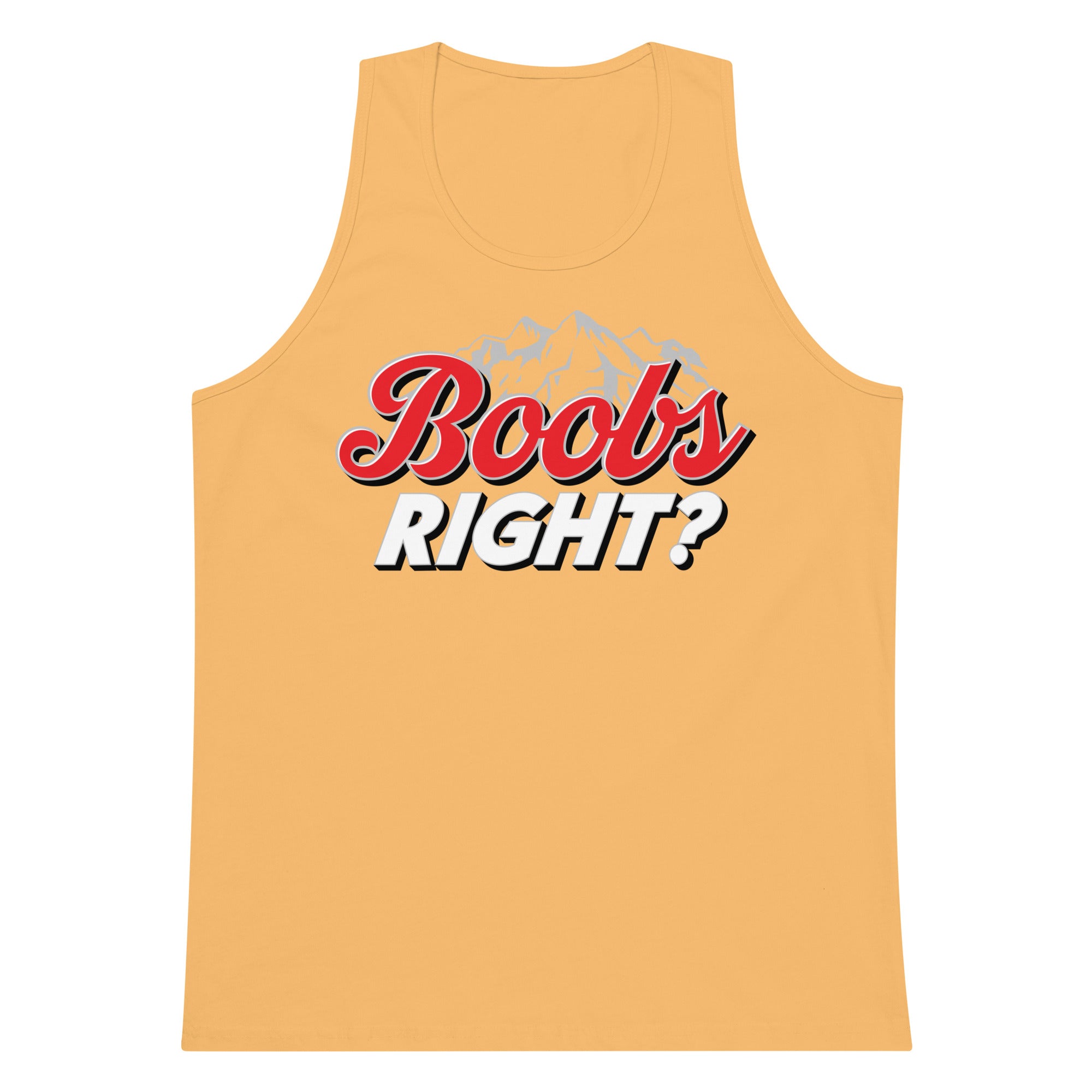 Boobs Right? (Coors Light) tank top