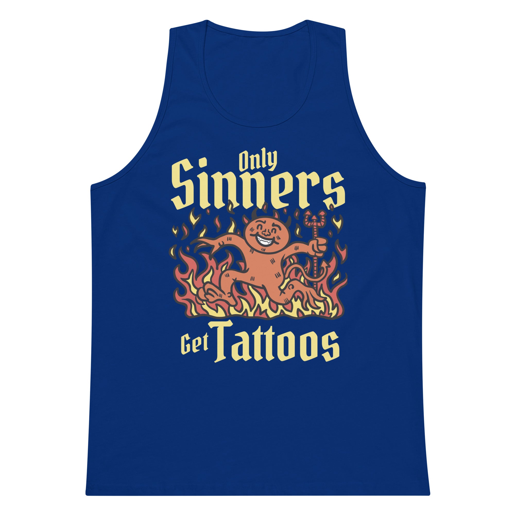 Only Sinners Get Tattoos tank top