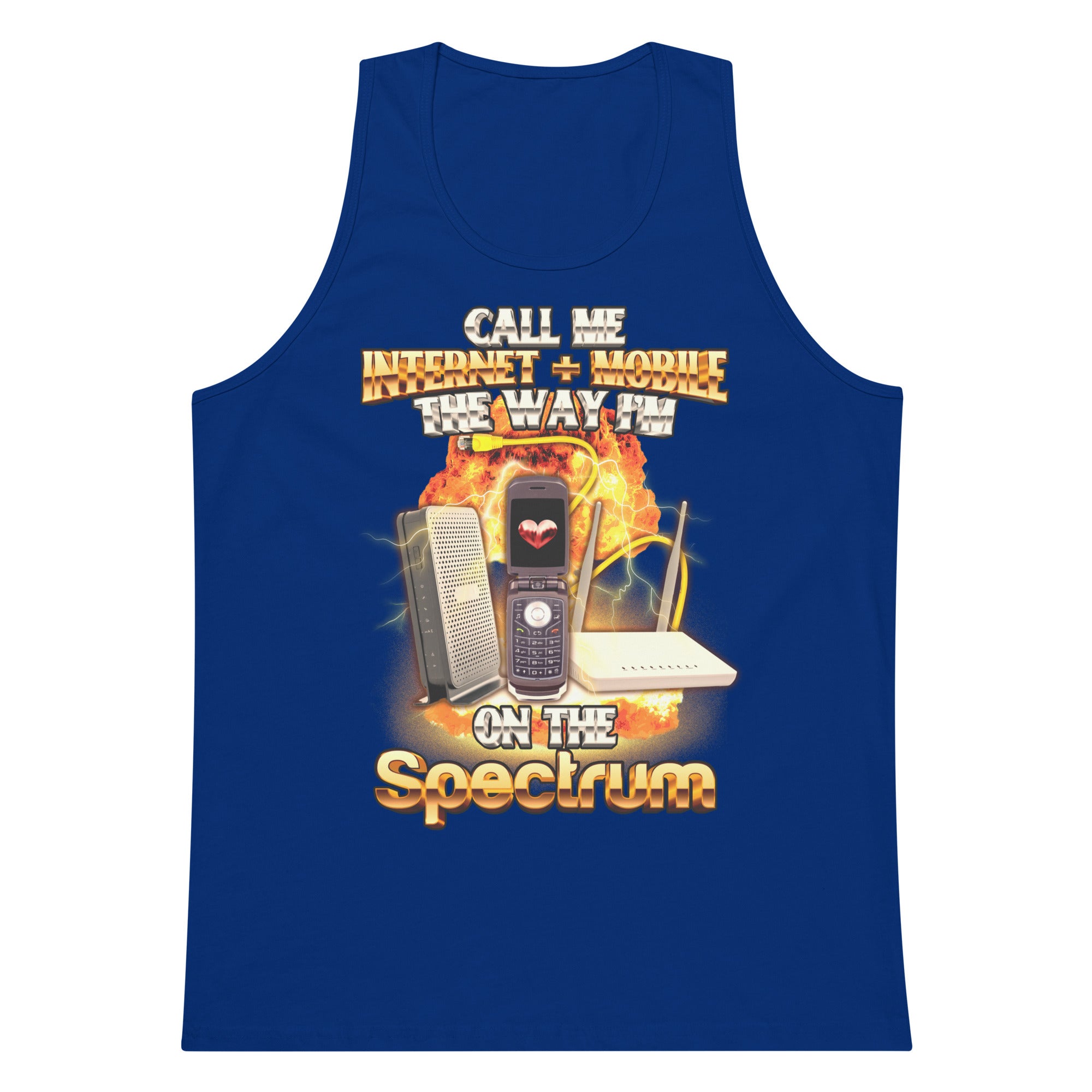 Call Me Internet + Mobile tank top