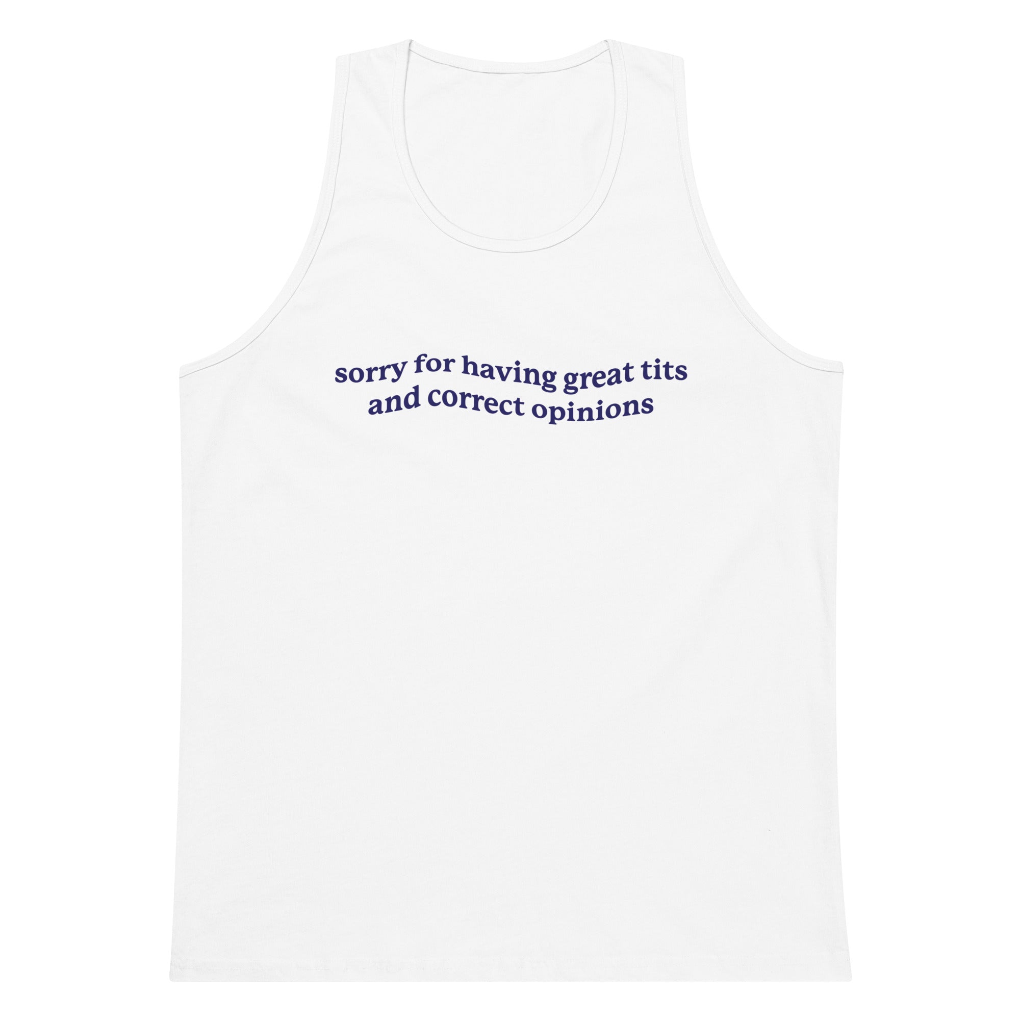 Great Tits & Correct Opinions tank top