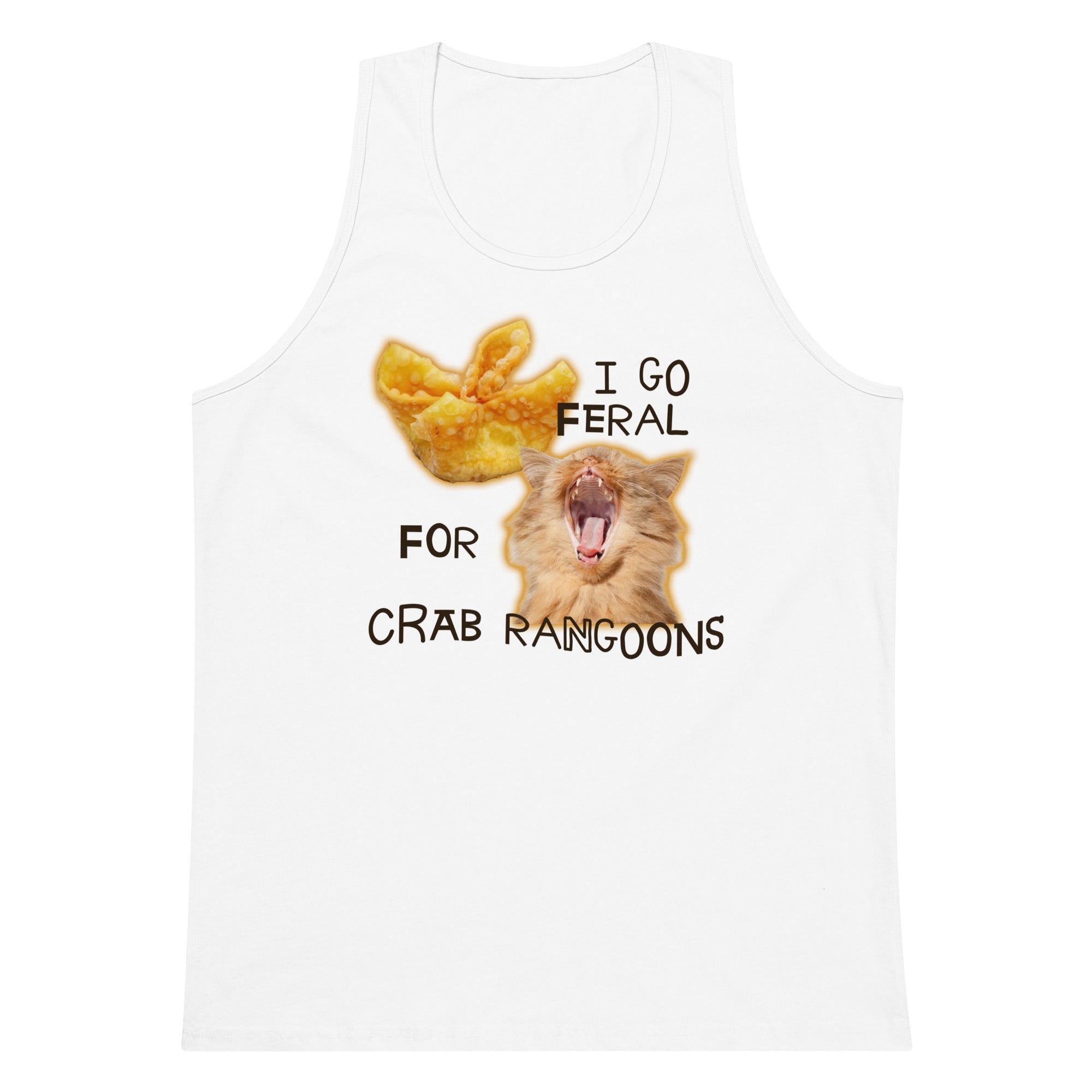 I Go Feral for Crab Rangoons tank top