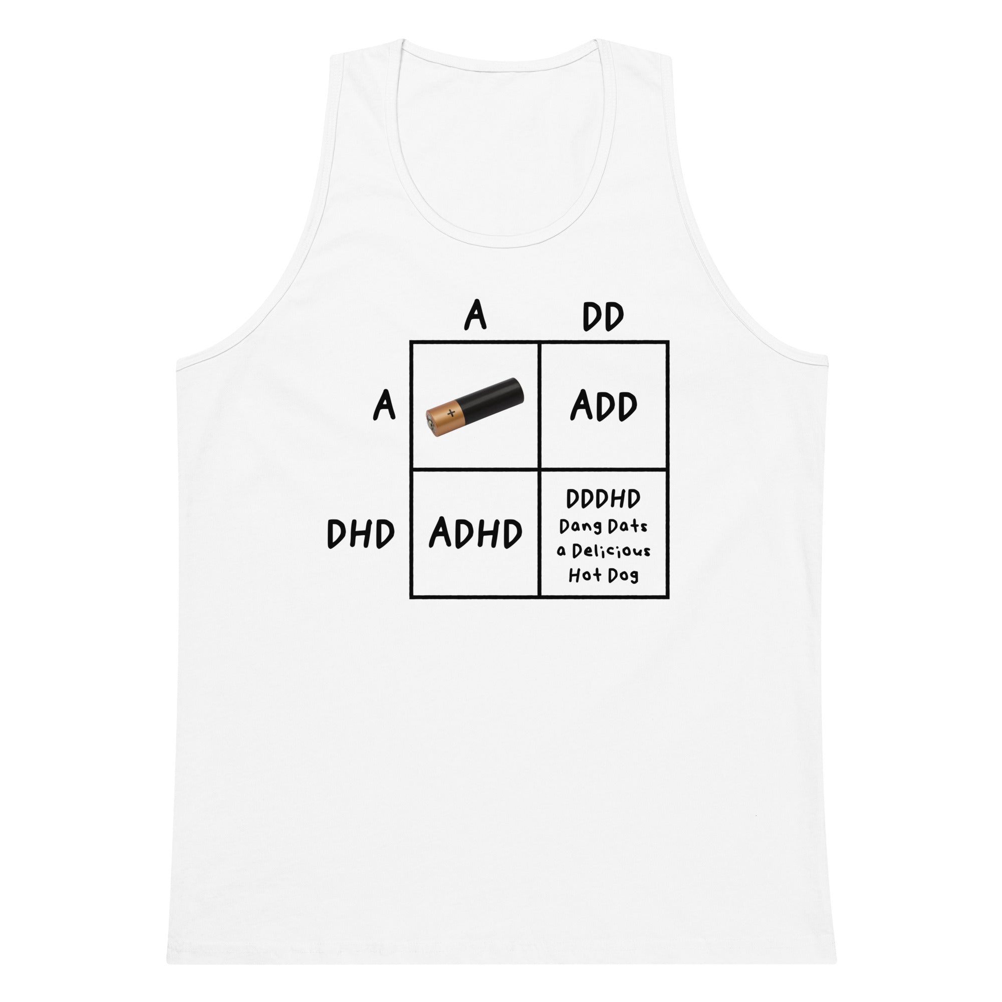 Funny Punnett Square tank top