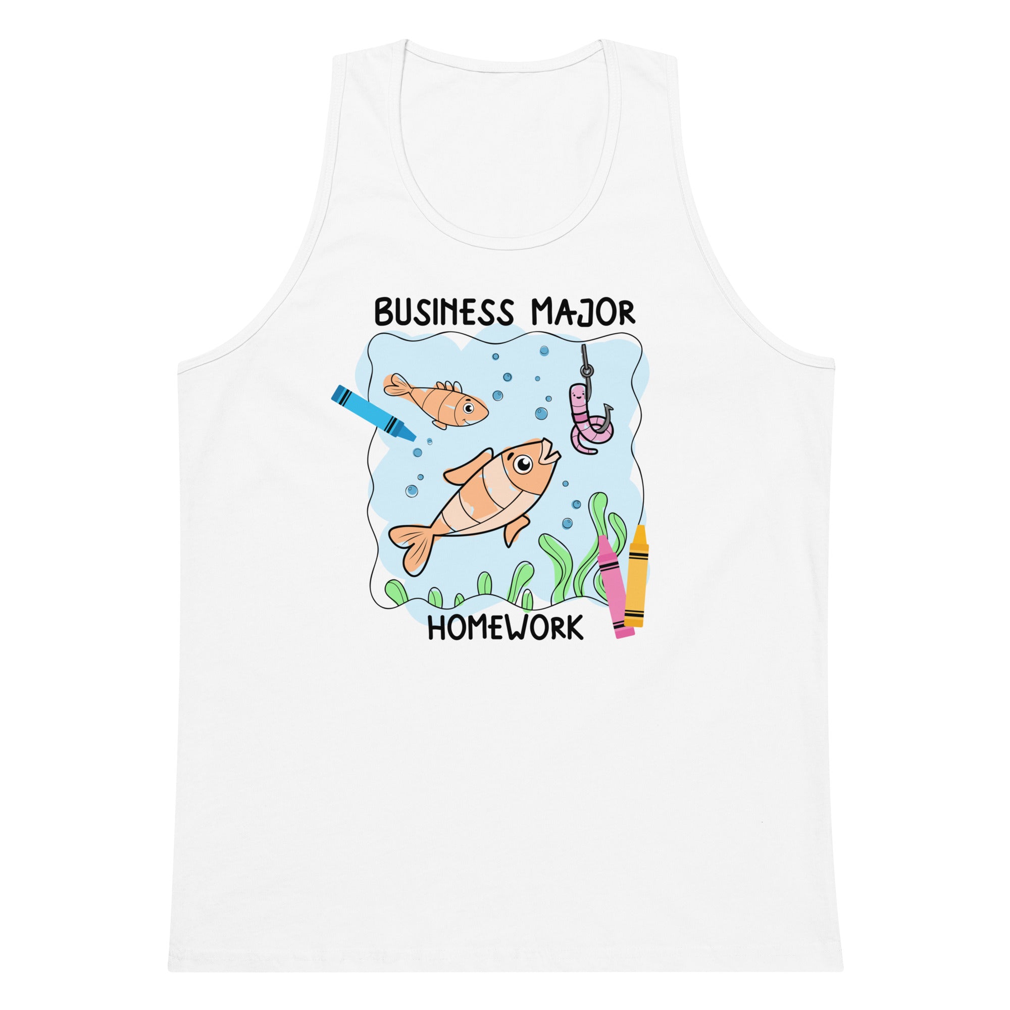 Business Major Homework tank top