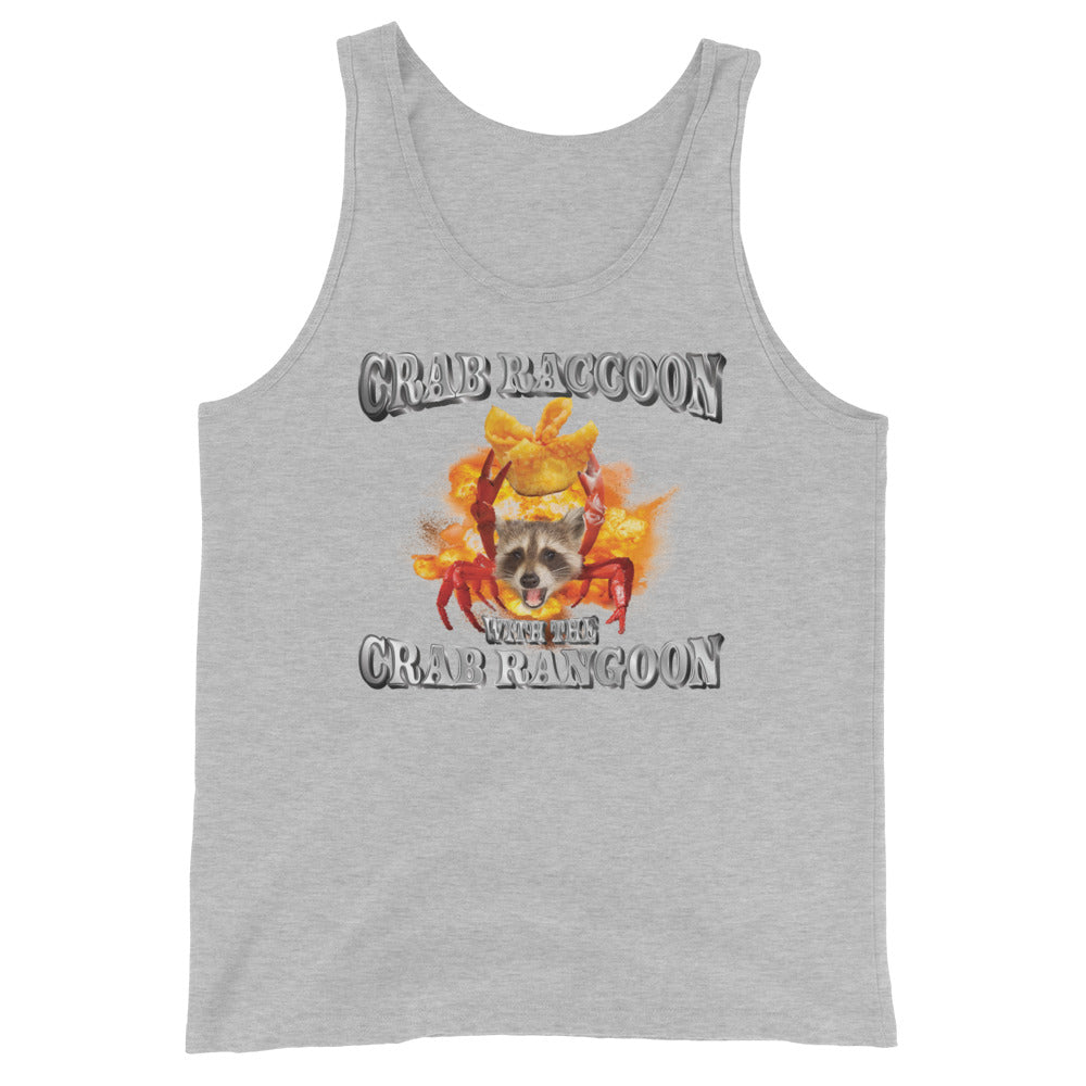 Crab Raccoon With the Crab Rangoon Unisex Tank Top