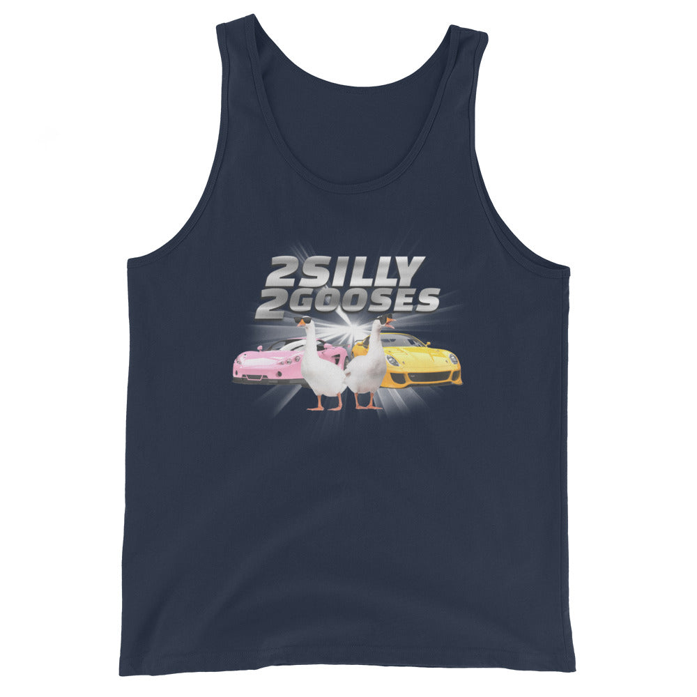 2 Silly 2 Gooses Unisex Tank Top