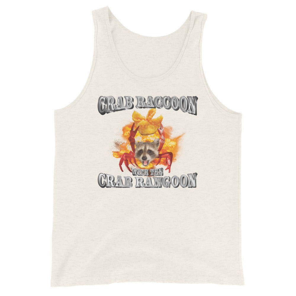 Crab Raccoon With the Crab Rangoon Unisex Tank Top