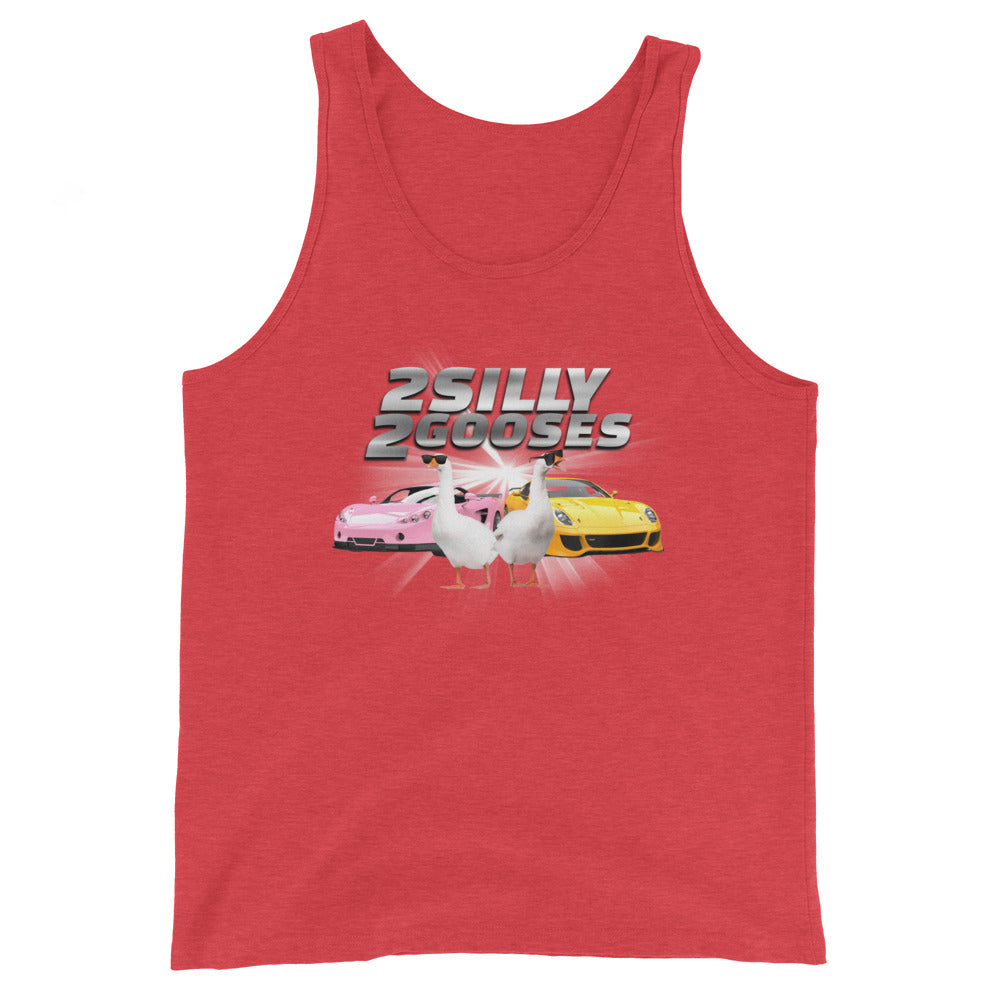 2 Silly 2 Gooses Unisex Tank Top