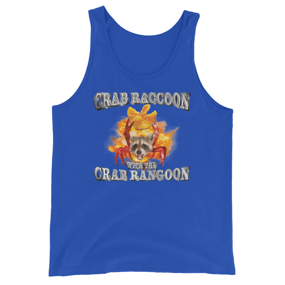 Crab Raccoon With the Crab Rangoon Unisex Tank Top