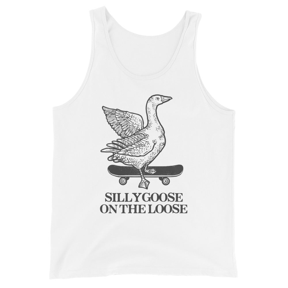 Silly Goose on the Loose Unisex Tank Top