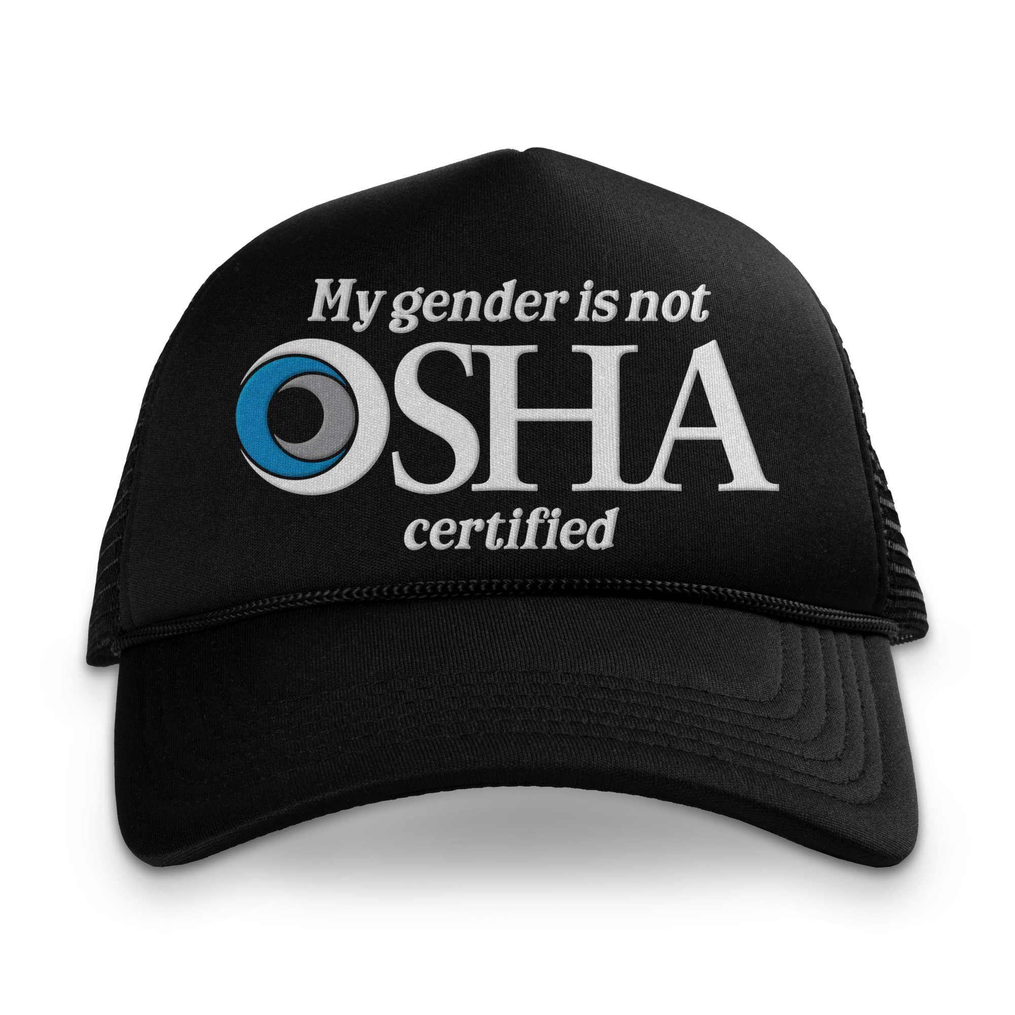 OSHA Certified Printed Trucker Hat