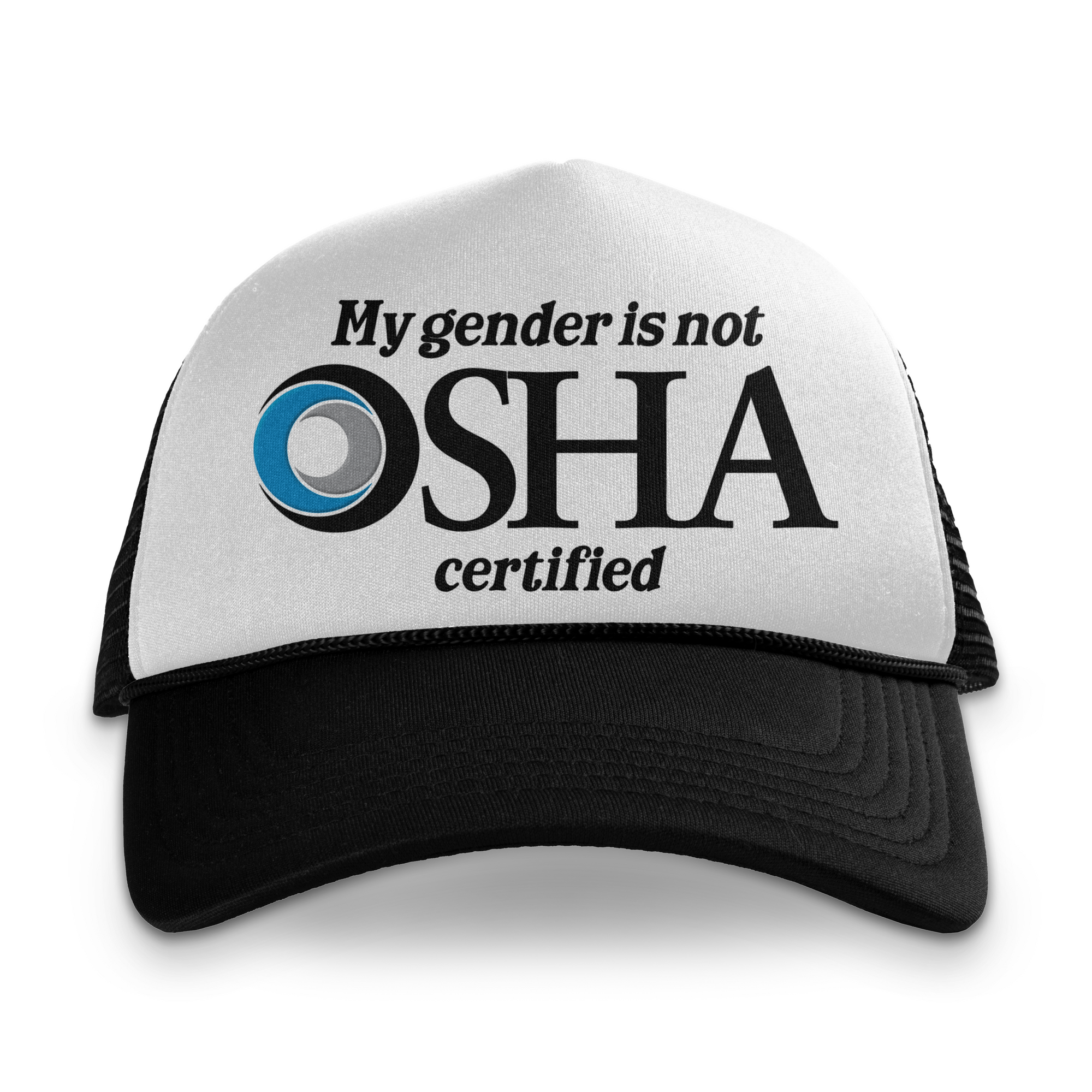 OSHA Certified Printed Trucker Hat