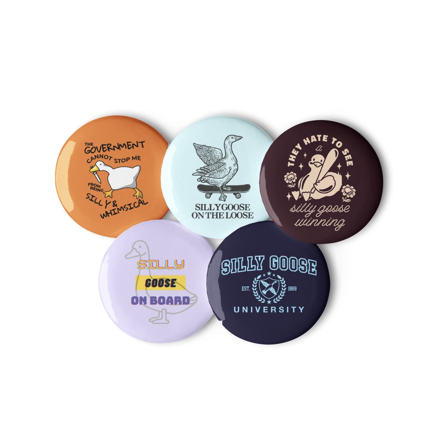 Silly Goose Pin Set – Got Funny?