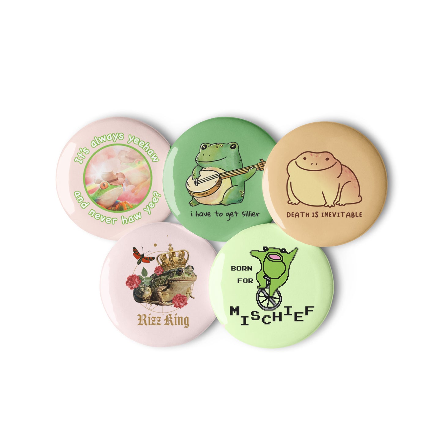 Frogs Are Neat Pin Set #1